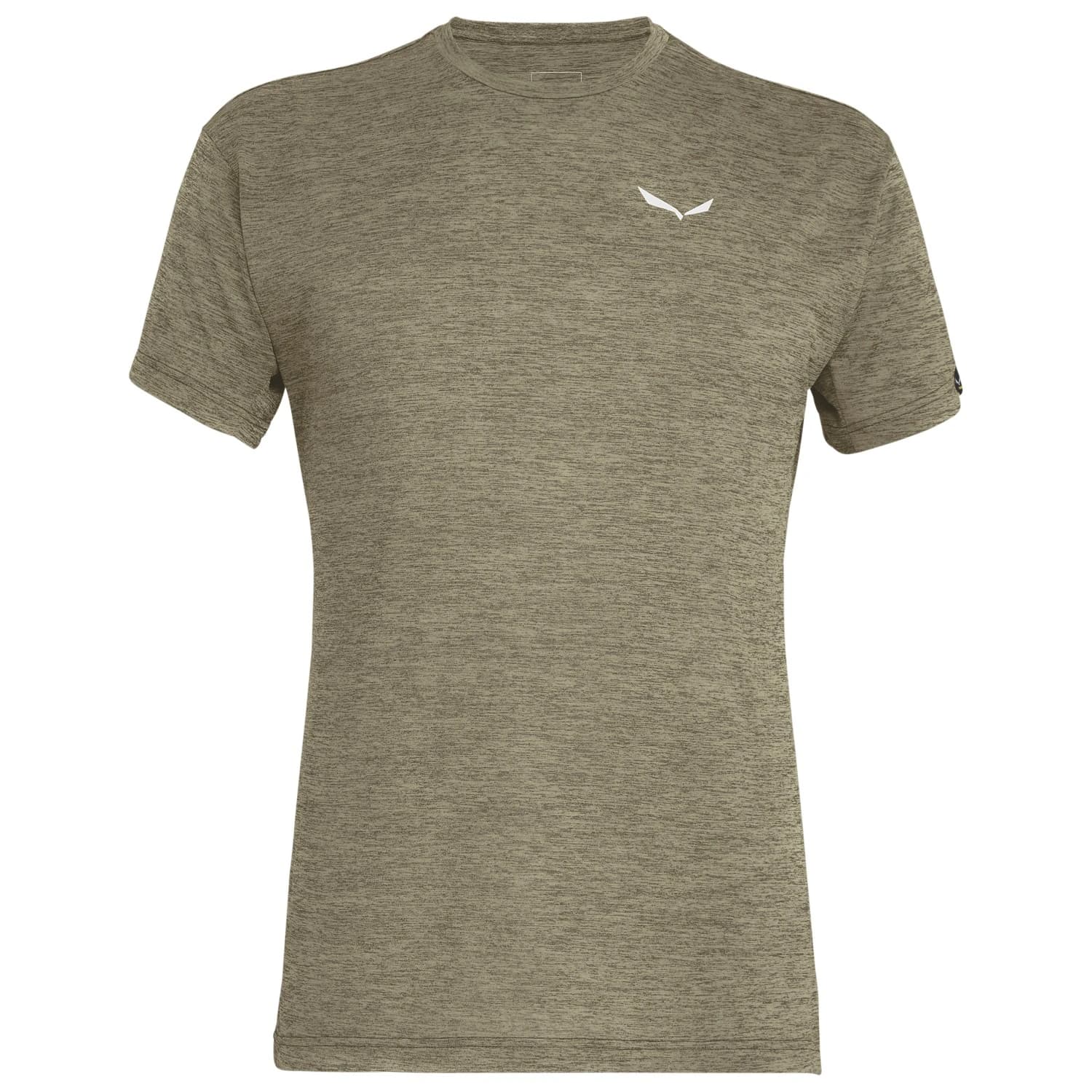 Мъжка спортна тениска Salewa Puez Melange Dry S/S Tee T-shirt - Dark Olive Melange