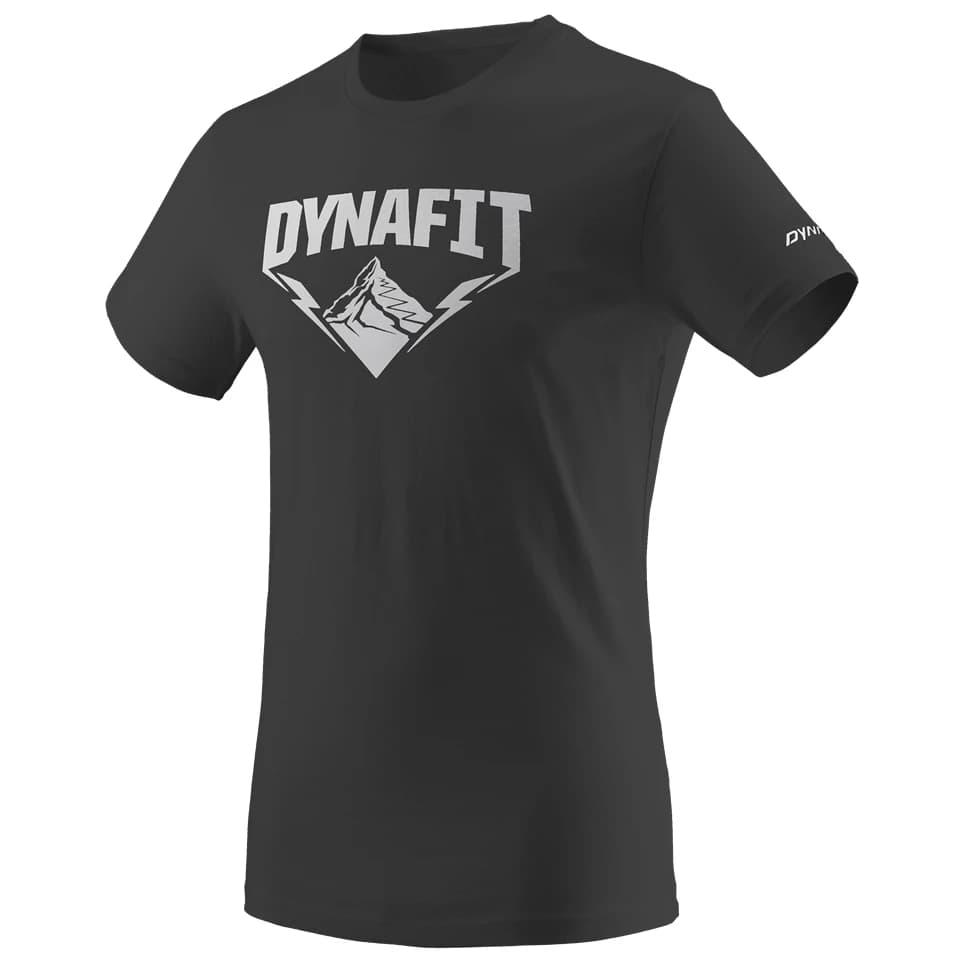 Мъжка тениска Dynafit Graphic Cotton S/S Tee T-shirt - Black Out / Hardcore