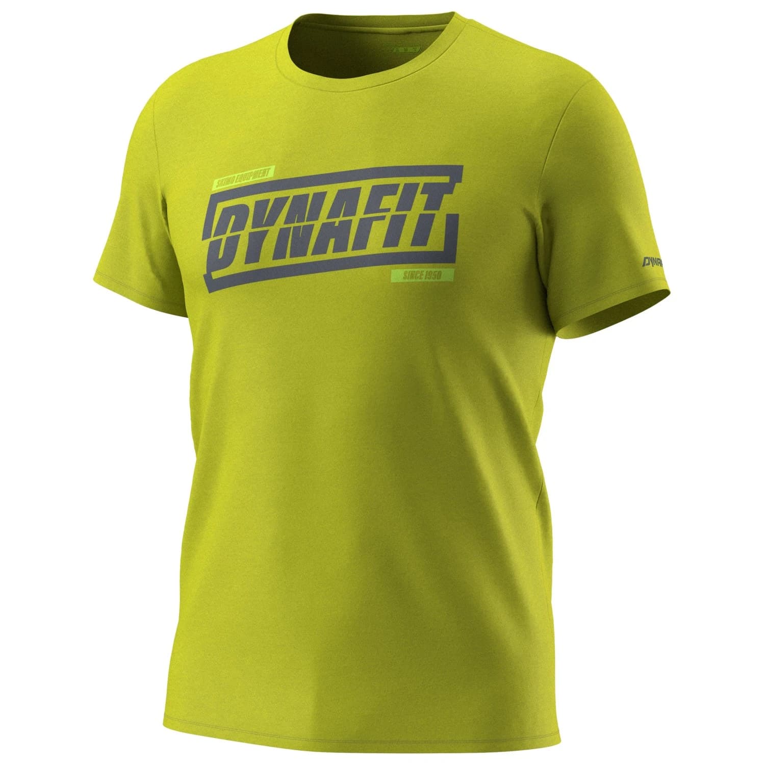 Мъжка тениска Dynafit Graphic Cotton S/S Tee T-shirt - Golden Lime / Tabloid