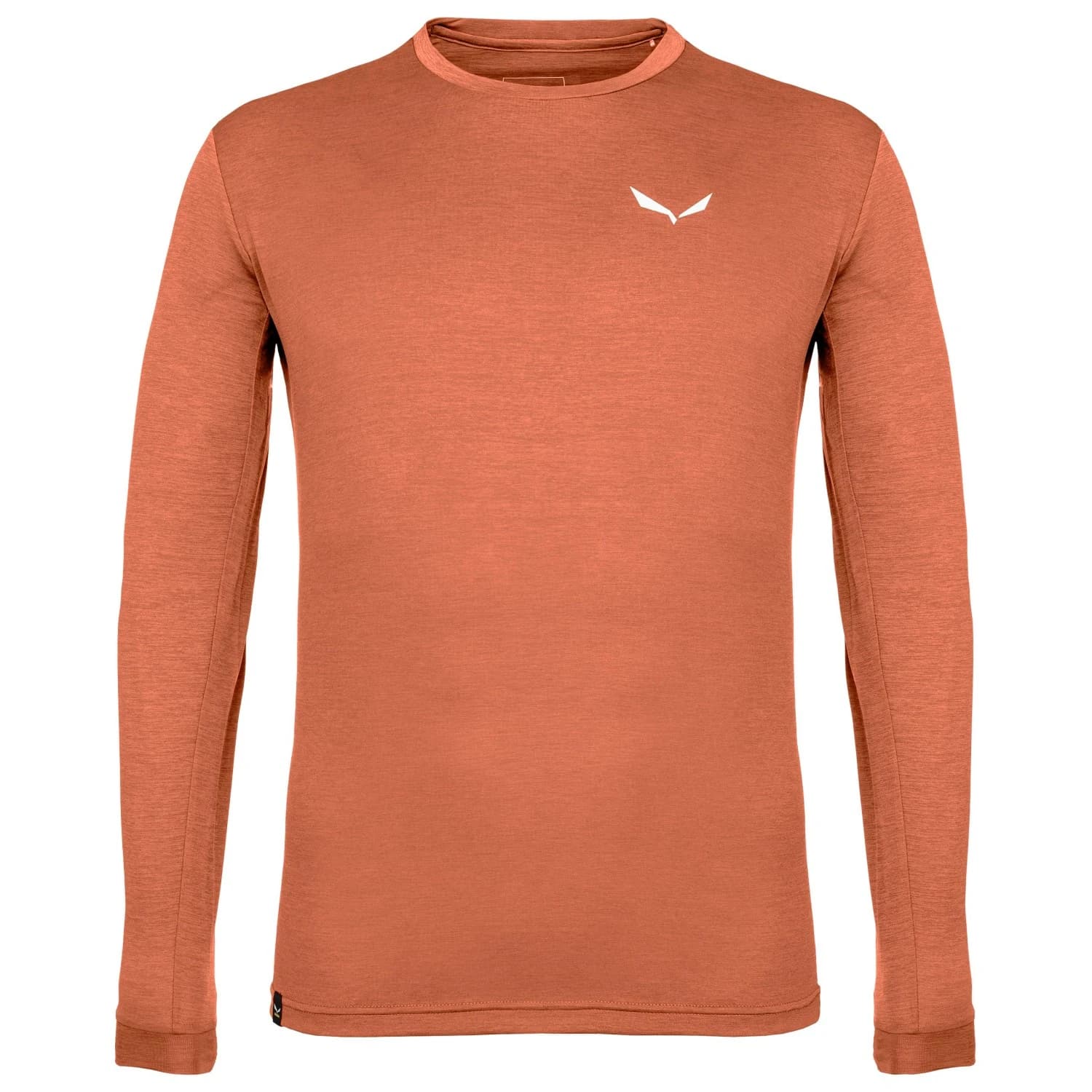 Мъжка блуза с дълъг ръкав Salewa Puez Melange Dry L/S Tee Sport shirt - Bombay Brown Melange