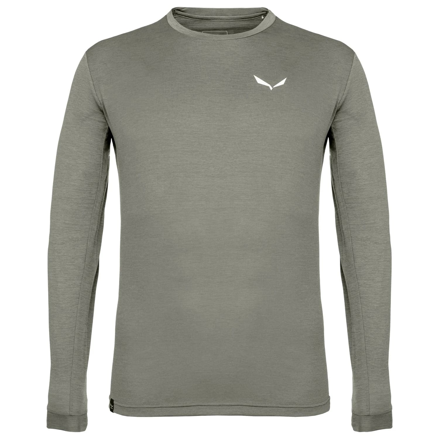 Мъжка блуза с дълъг ръкав Salewa Puez Melange Dry L/S Tee Sport shirt - Faded Green Melange