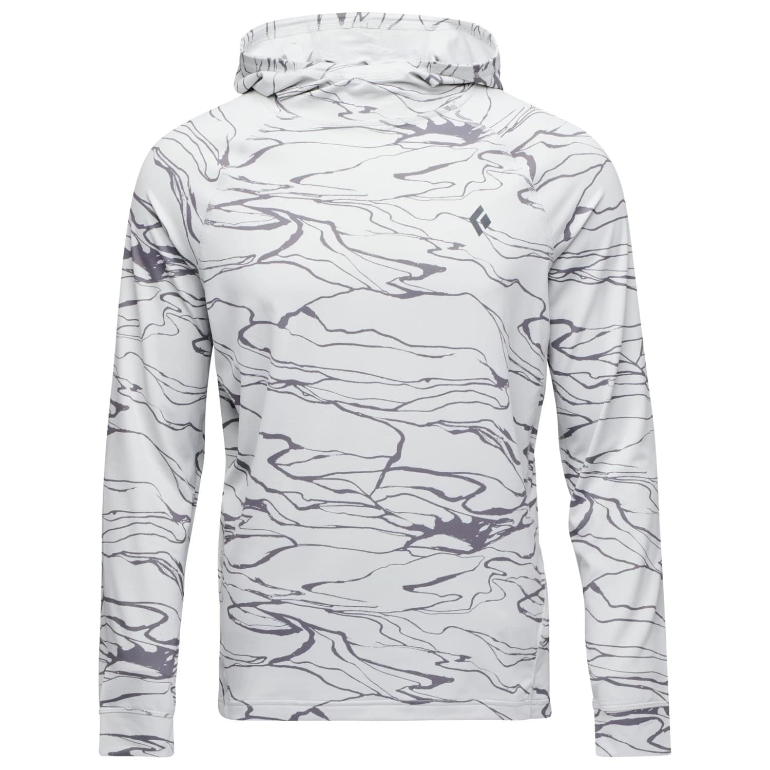 Мъжка блуза с дълъг ръкав Black diamond L/S Alpenglow Hoody Longsleeve - Relief / Alloy / Steel
