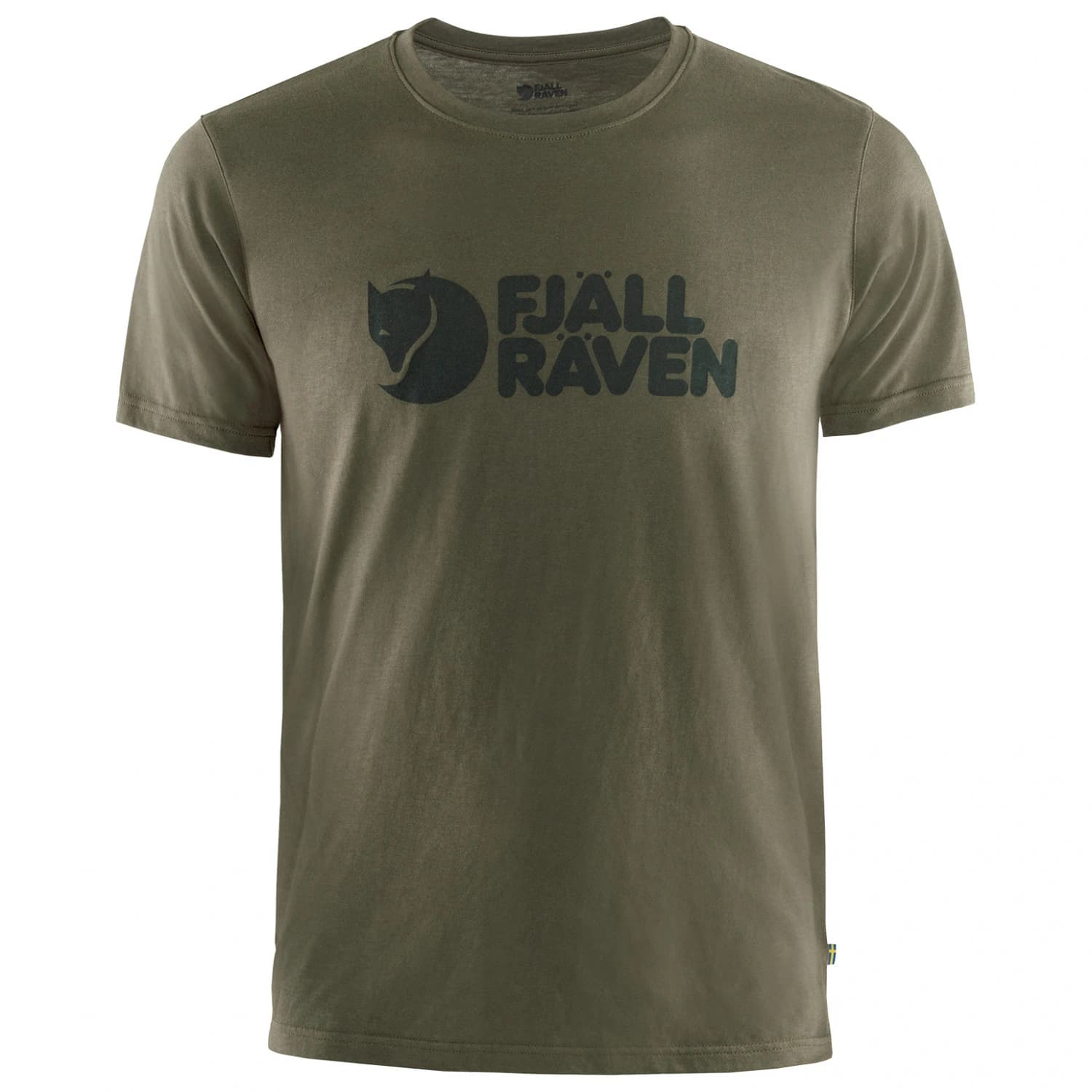 Мъжка тениска Fjällräven Fjällräven Logo T-shirt - Dark Olive