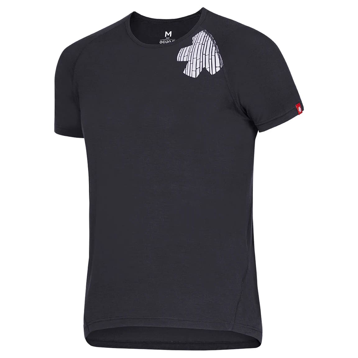 Мъжка тениска Ocun Bamboo T Blossom T-shirt - Dark Grey India Ink