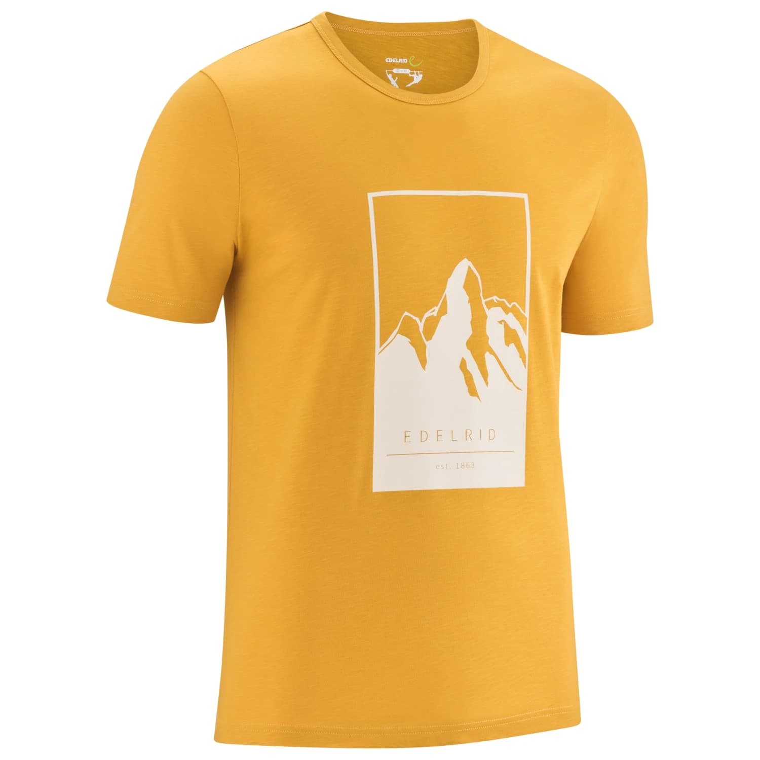 Мъжка тениска Edelrid Highball IV T-shirt - Yellow Curry