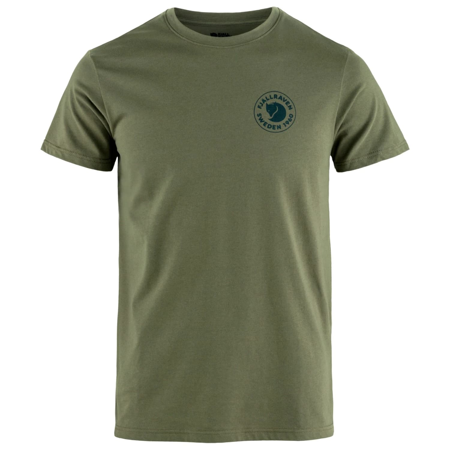 Мъжки вълнен пуловер Fjällräven 1960 Logo T-shirt - Laurel Green