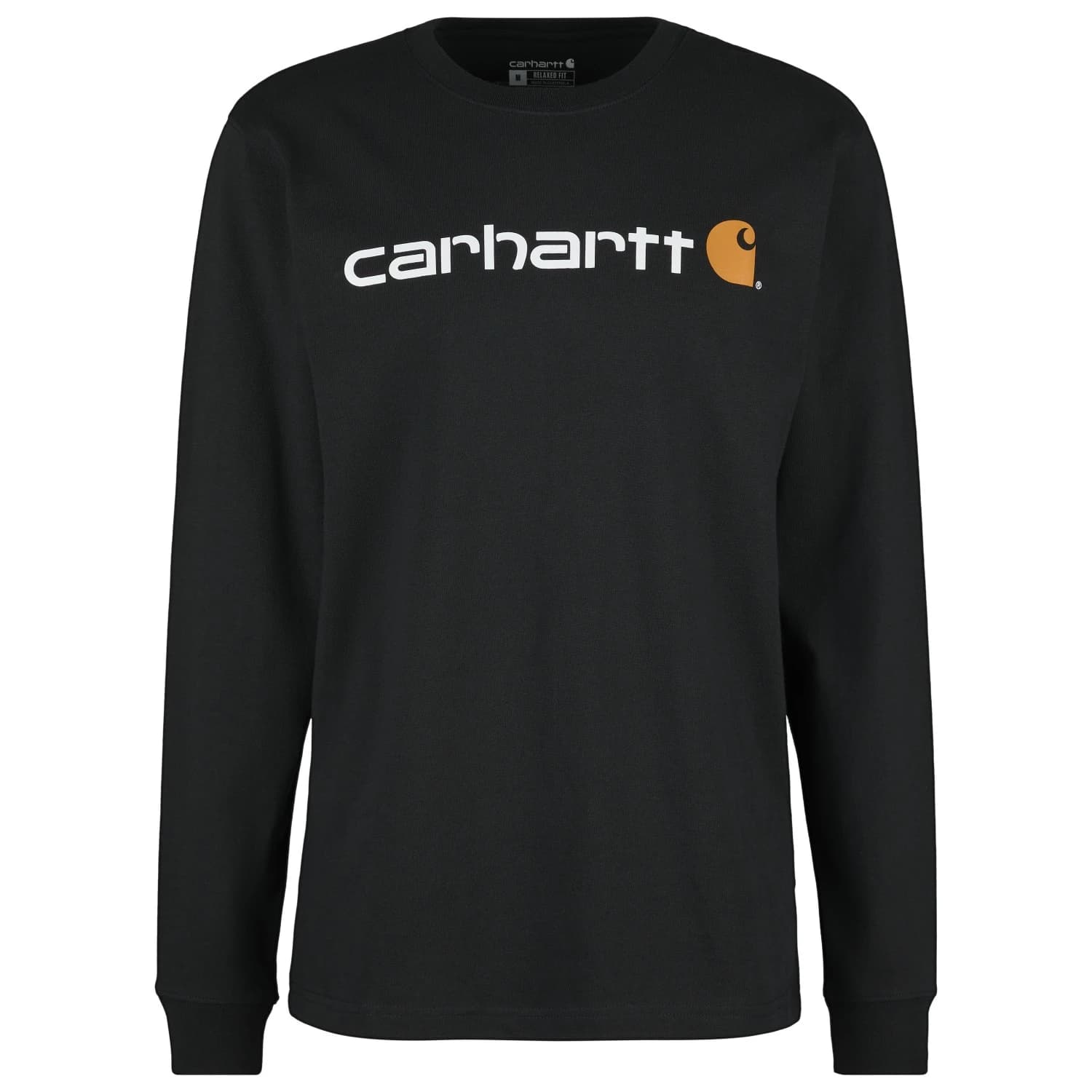 Мъжка блуза с дълъг ръкав Carhartt Core Logo L/S Longsleeve - Black