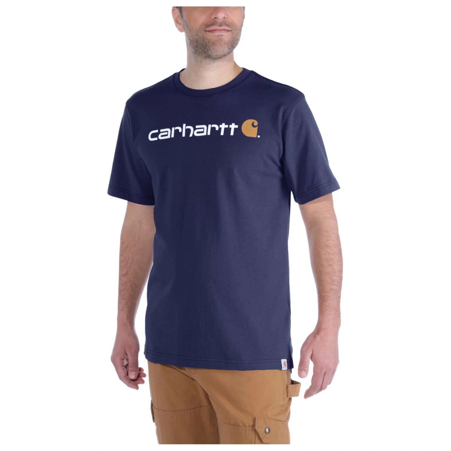 Мъжка тениска Carhartt Core Logo S/S T-shirt - Navy