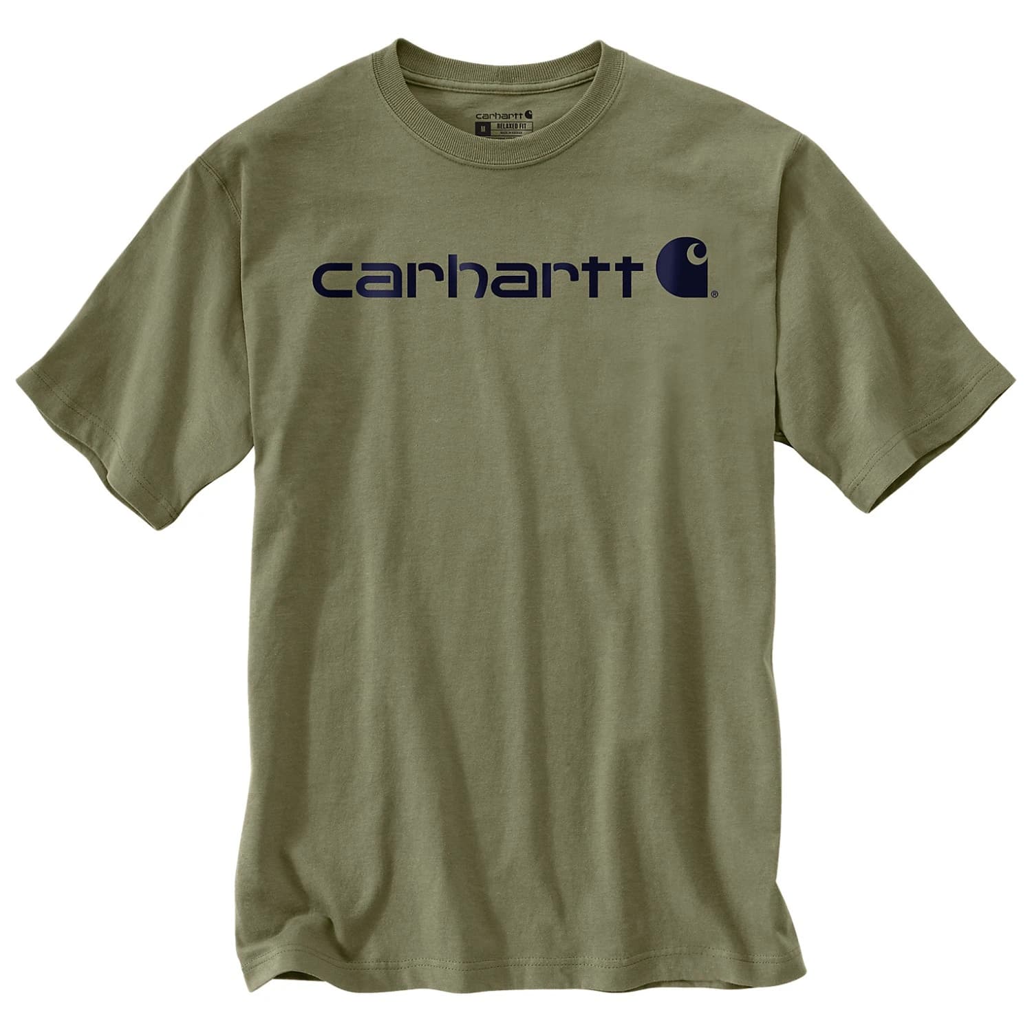 Мъжка тениска Carhartt Core Logo S/S T-shirt - Dusty Olive