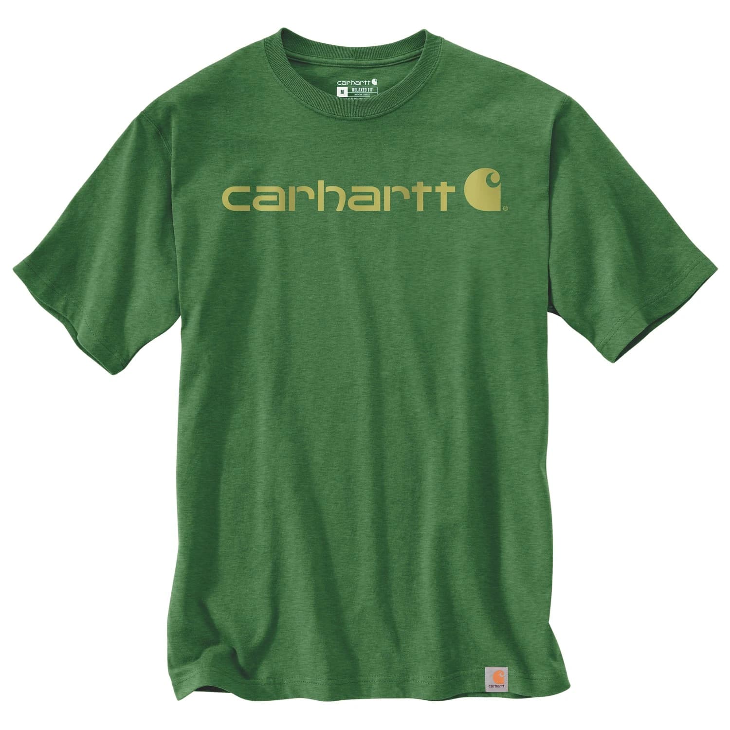 Мъжка тениска Carhartt Core Logo S/S T-shirt - Harvest Sage Heather