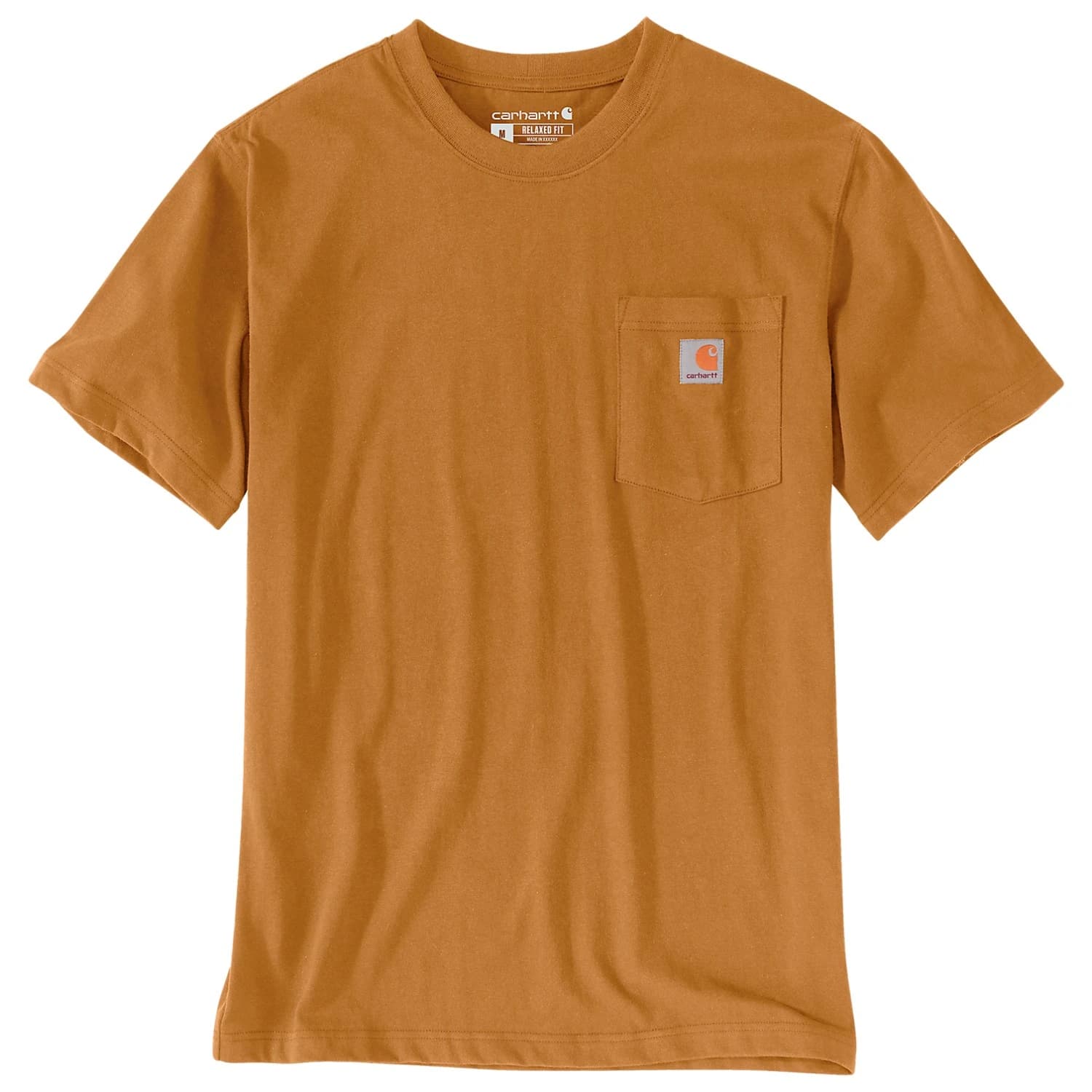 Мъжка тениска Carhartt Workw Pocket S/S T-shirt - Carhartt Brown