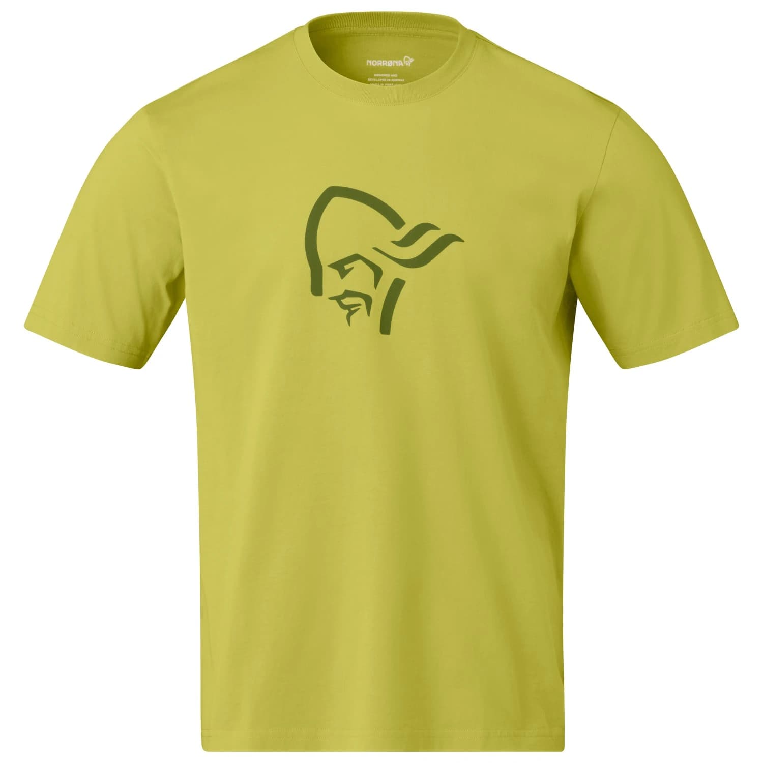 Мъжка тениска Norrøna /29 Cotton Viking T-Shirt - Golden Lime