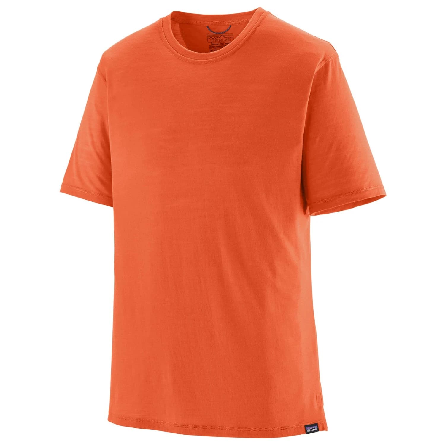 Мъжка мериносова блуза Patagonia Cap Cool Merino Shirt - Coal Orange