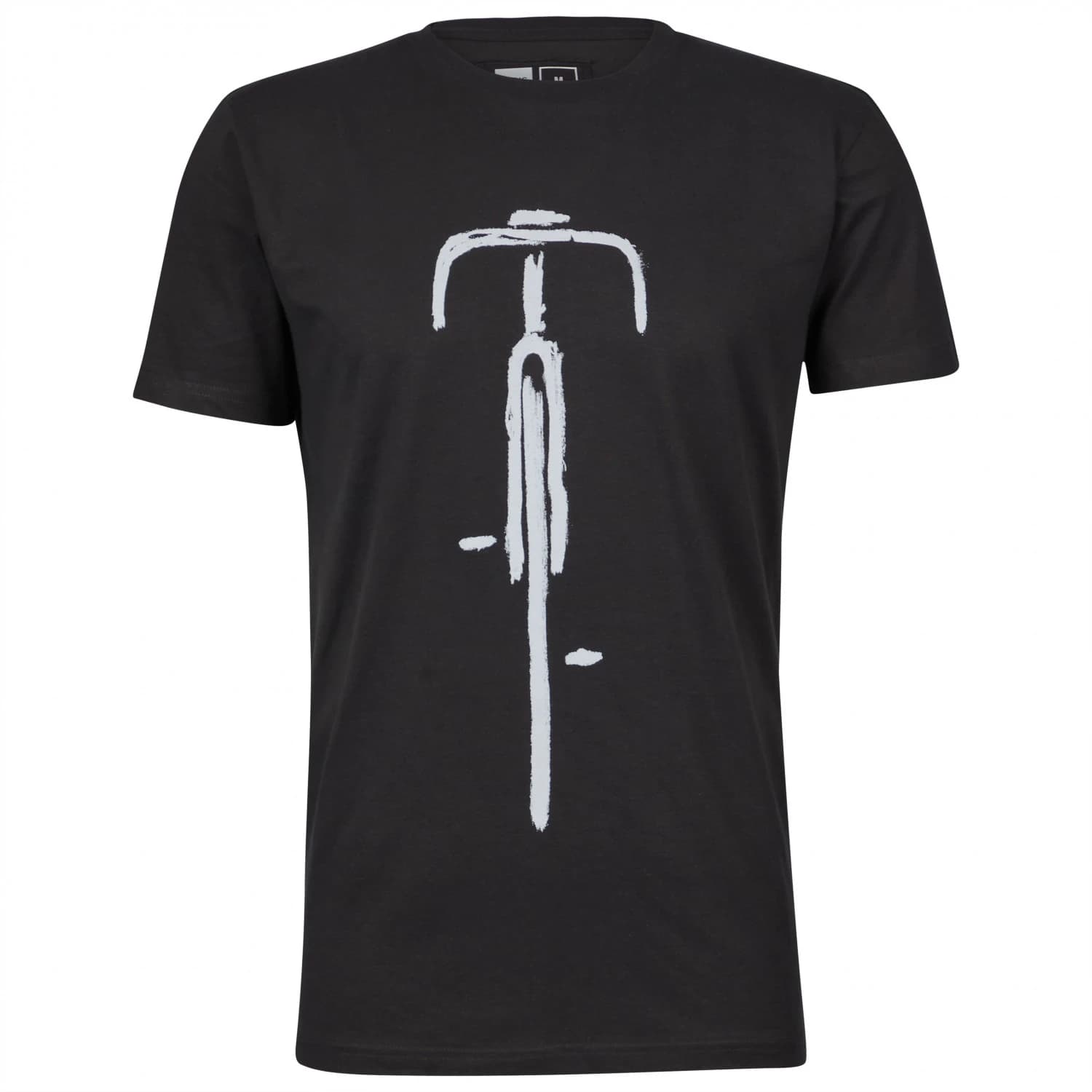Мъжка тениска DEDICATED T-Shirt Stockholm Bike Front T-shirt - Charcoal