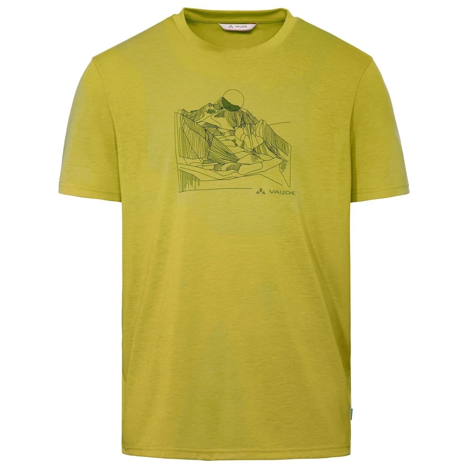 Мъжка спортна тениска Vaude Tekoa T-Shirt III Sport shirt - Light Leaf