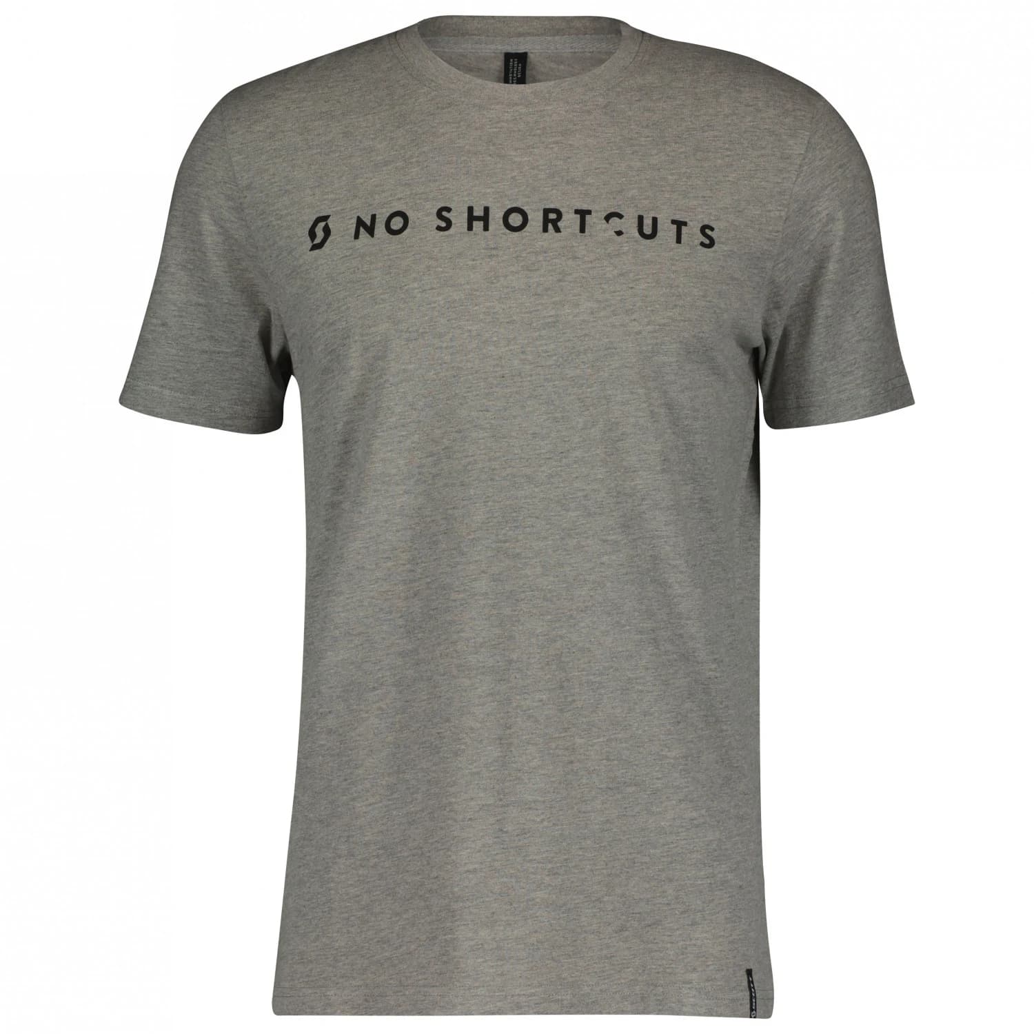 Мъжка тениска Scott No Shortcuts S/S T-shirt - Light Grey Melange