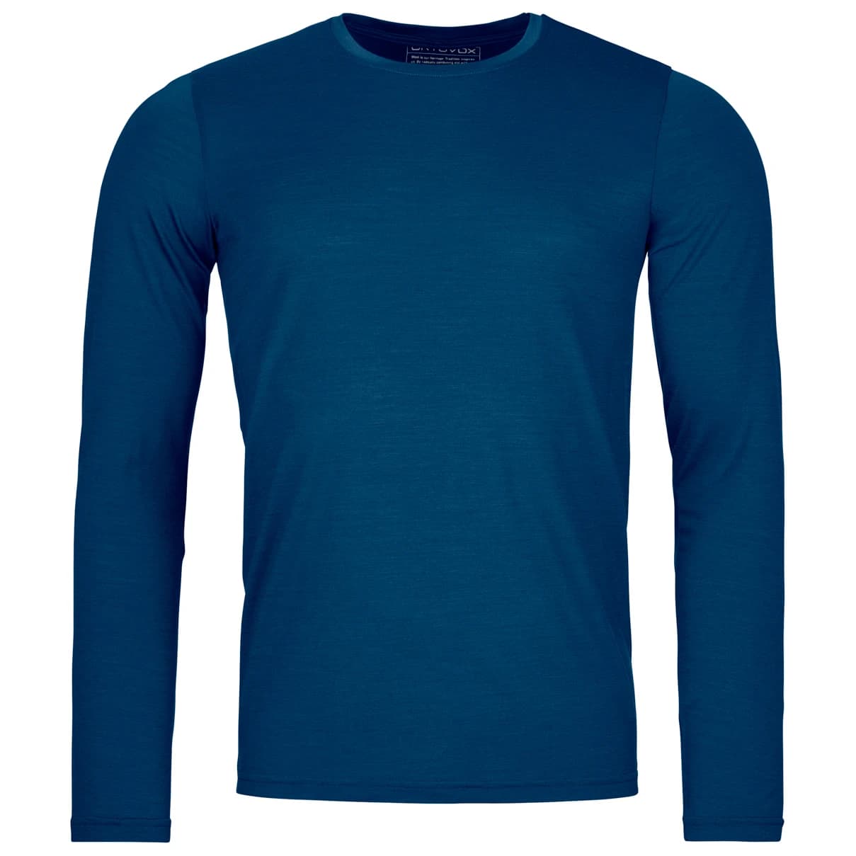 Мъжка мериносова блуза Ortovox 150 Cool Clean L/S Merino shirt - Deep Ocean