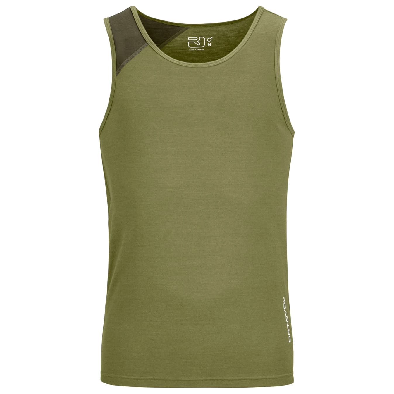 Мъжка мериносова блуза Ortovox 150 Essential Top Merino shirt - Wild Herbs