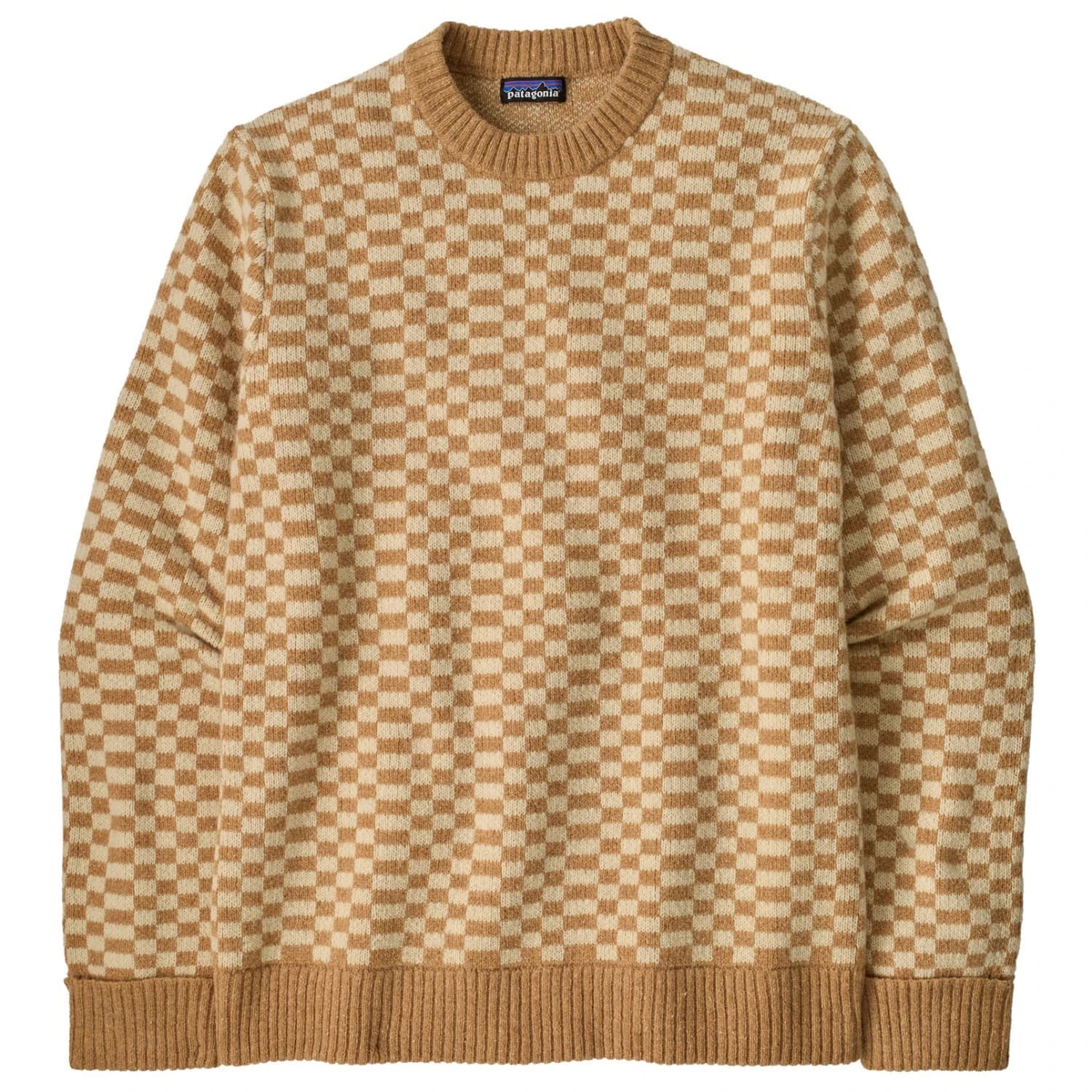 Мъжки вълнен пуловер Patagonia Recycled Wool Sweater Jumper - Finned: Talon Gold