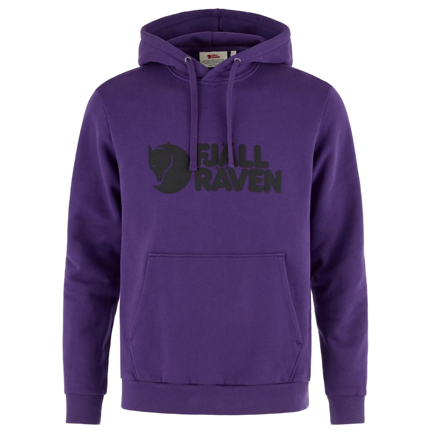 Мъжки суичър Fjällräven Fjällräven Logo Hoodie - Dark Violet
