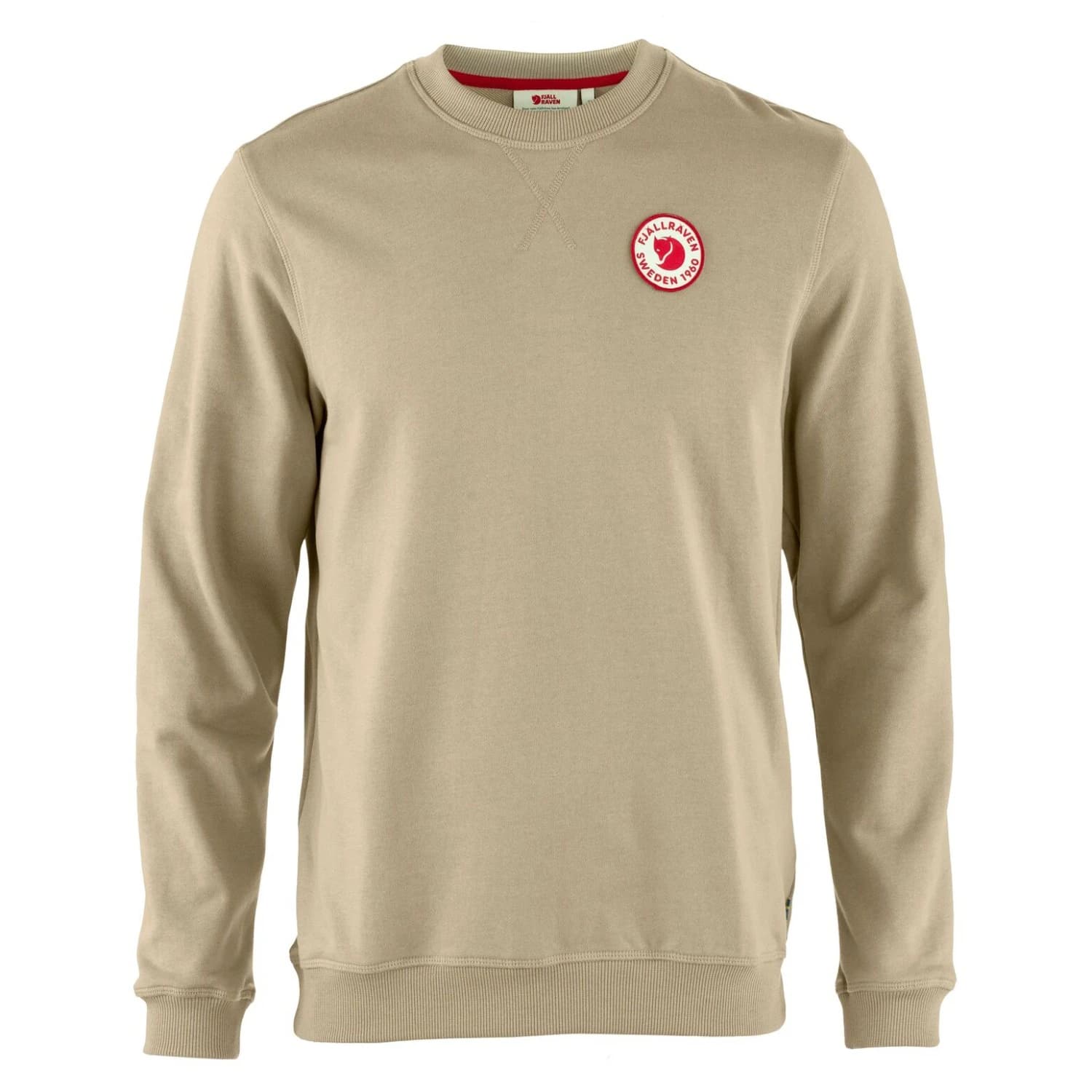 Мъжки пуловер Fjällräven 1960 Logo Badge Sweater Jumper - Fossil