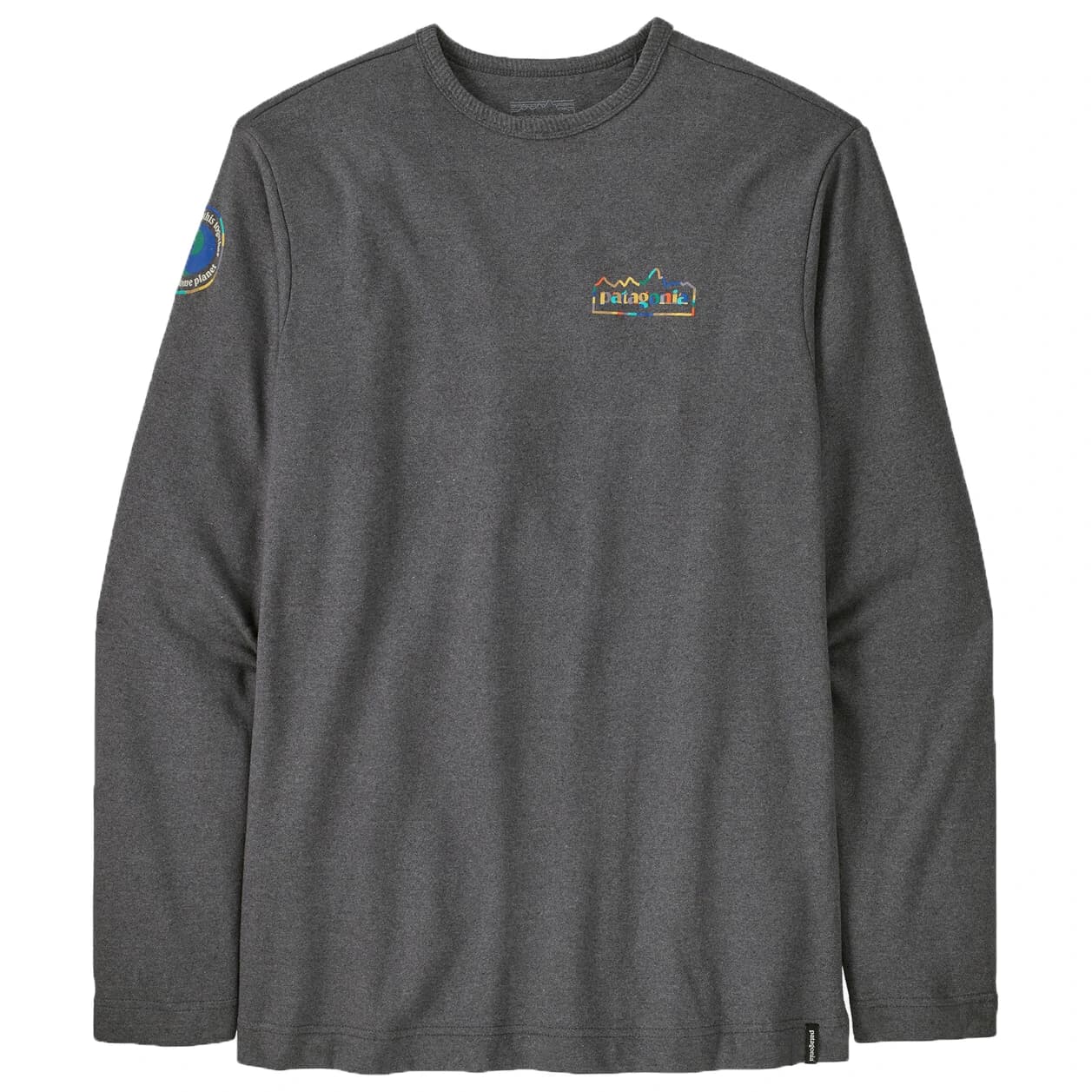 Мъжки пуловер Patagonia LW Unity Fitz Wildrise Crew Jumper - Ink Black