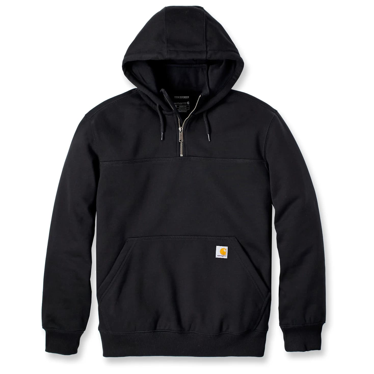 Суичър Carhartt Heavyweight Quarter-Zip Sweatshirt Hoodie - Black
