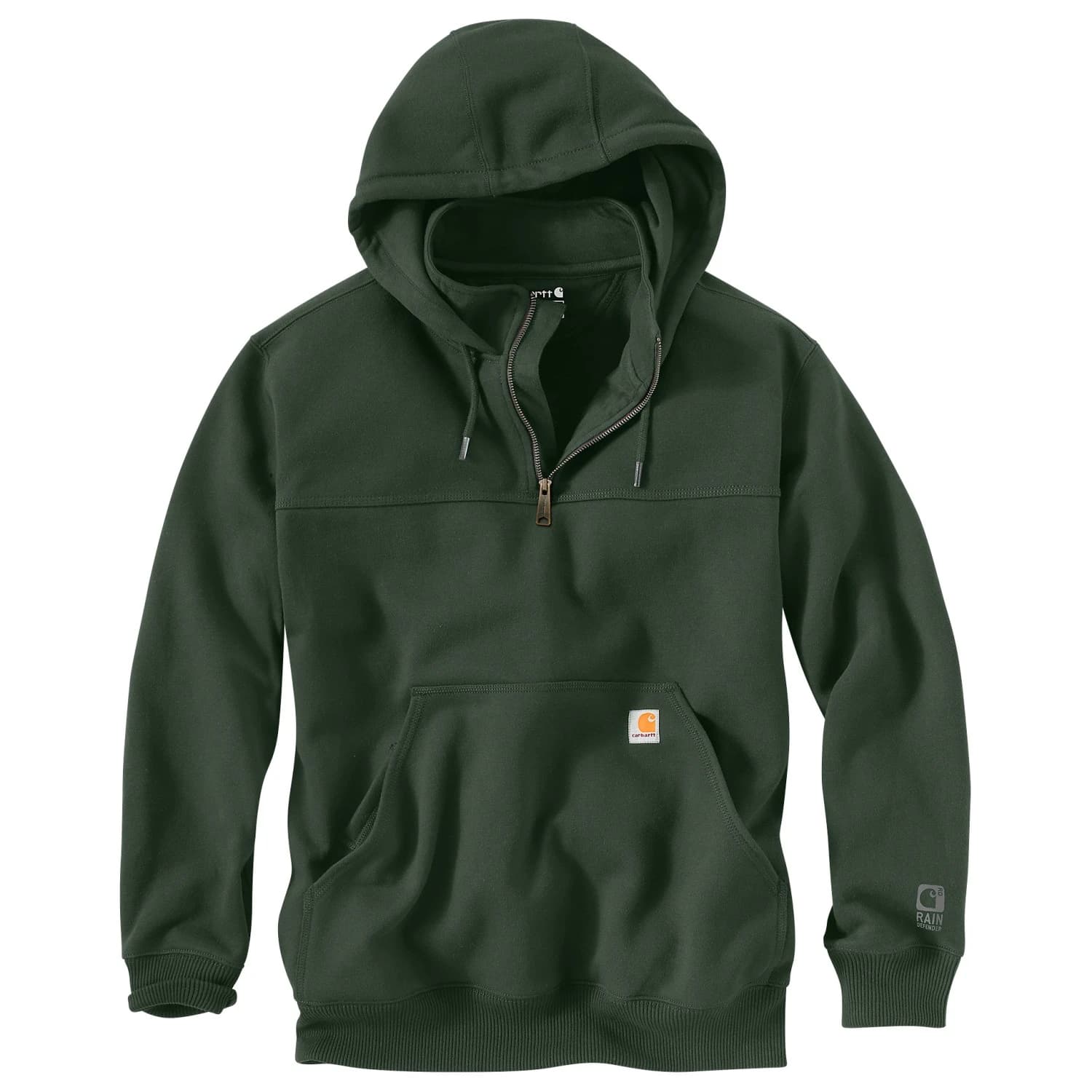 Суичър Carhartt Heavyweight Quarter-Zip Sweatshirt Hoodie - Forestry Green