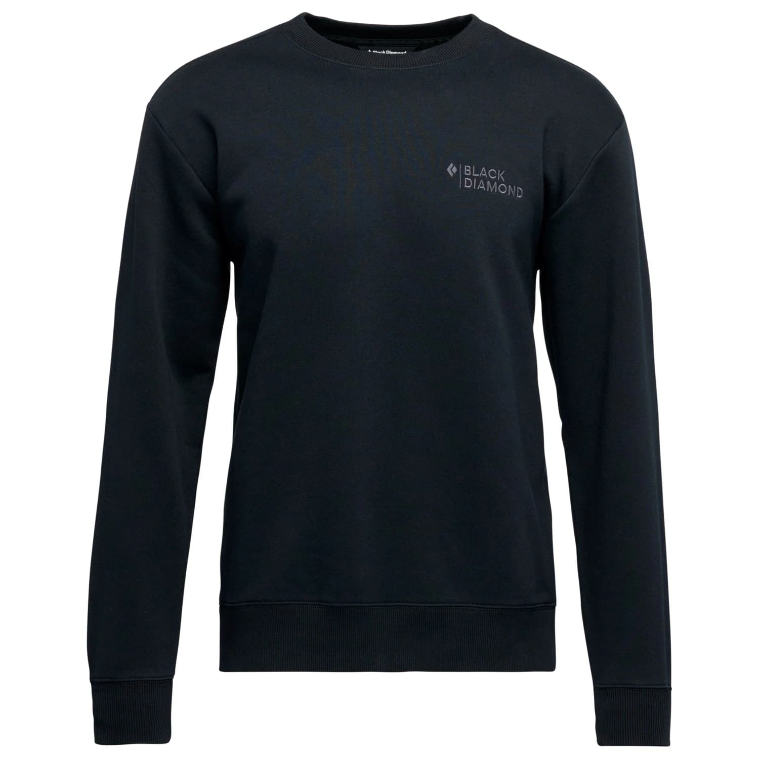 Мъжки пуловер Black Diamond Mini Stacked Crewneck Jumper - Black