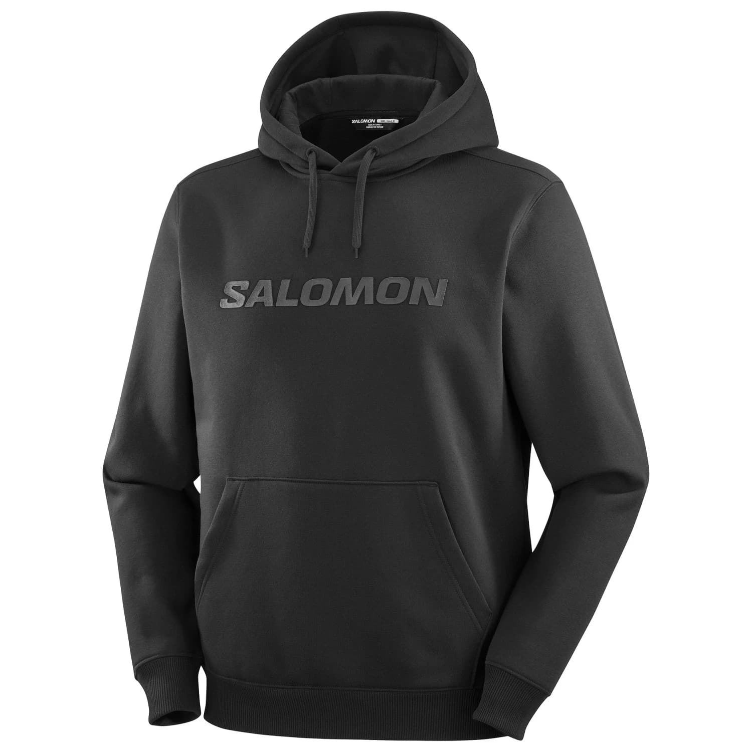 Мъжки суичър Salomon Big Logo Hoodie - Deep Black
