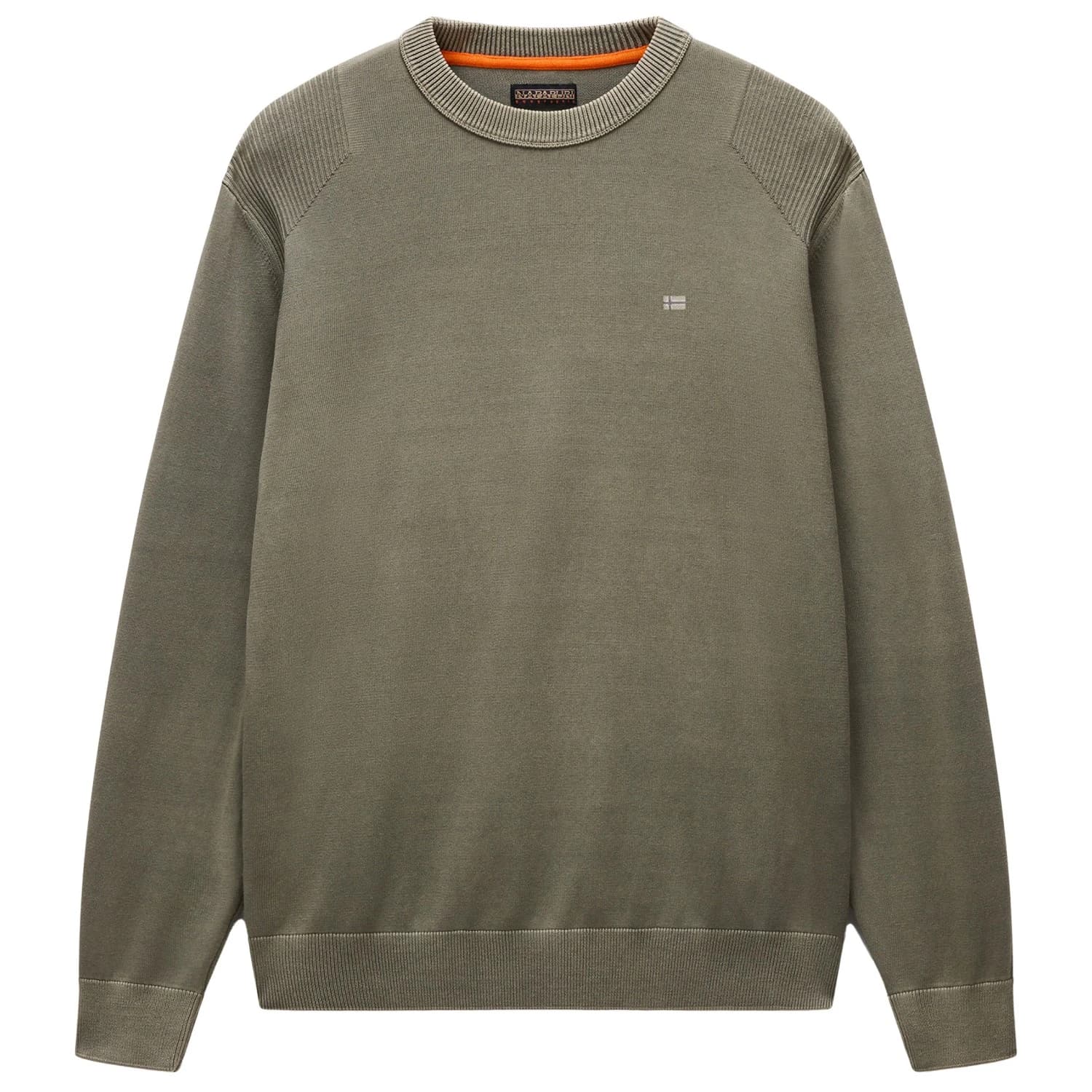 Мъжки пуловер Napapijri D-Aren Crew Jumper - Tea Leaf