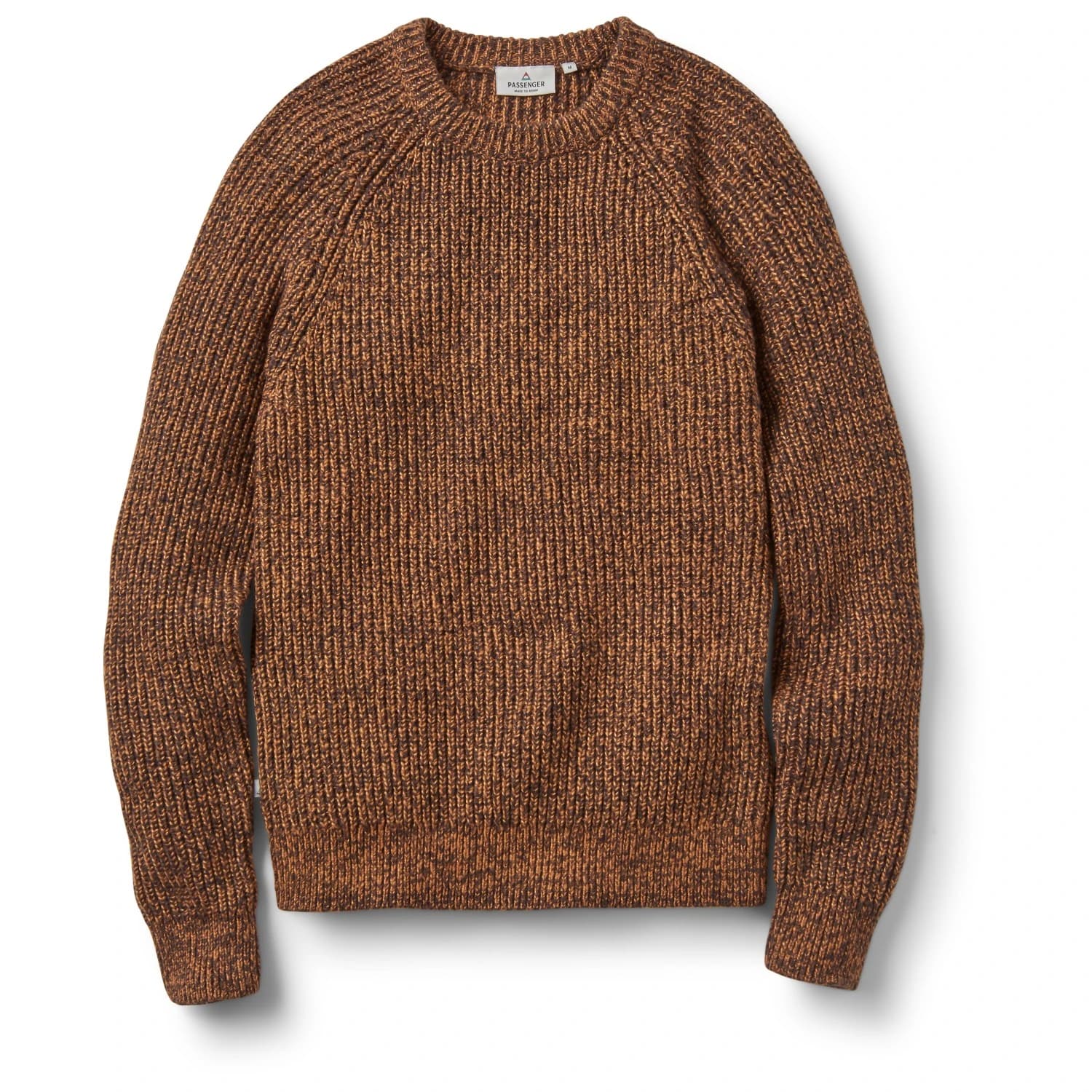 Мъжки пуловер Passenger Fog Recycled Knitted Jumper - Dusty Ochre