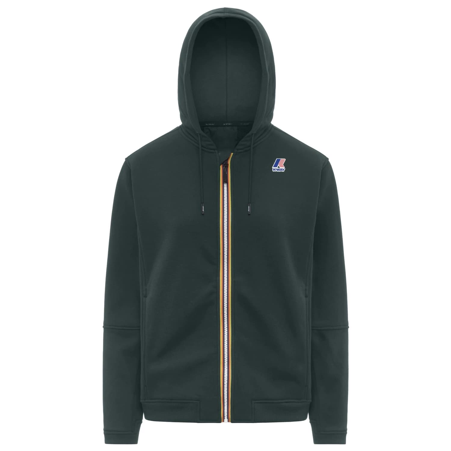 Ежедневно яке K-Way Prosper Brushed PC Hoodie - Green Dark Jungle