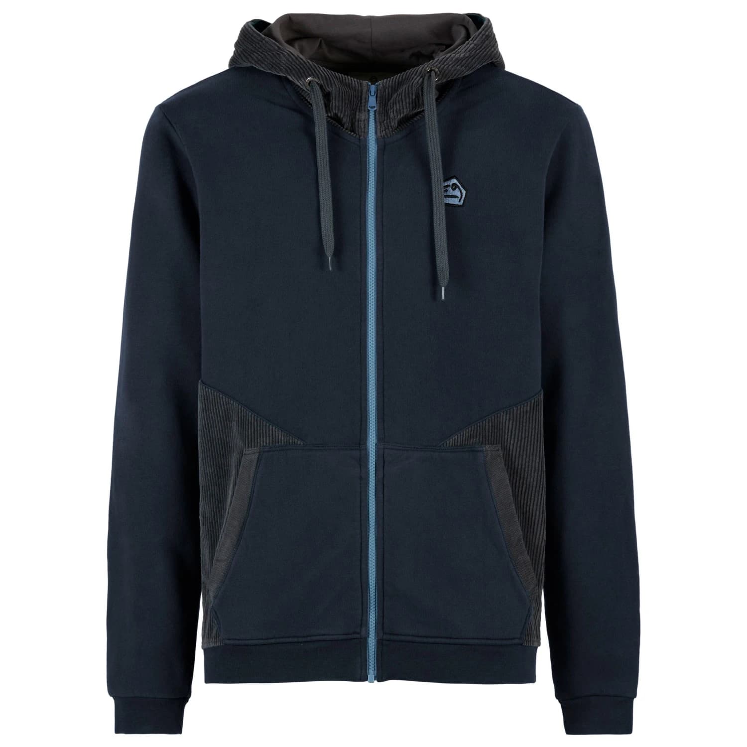 Вълнено яке E9 Blua Hoodie - Sapphire