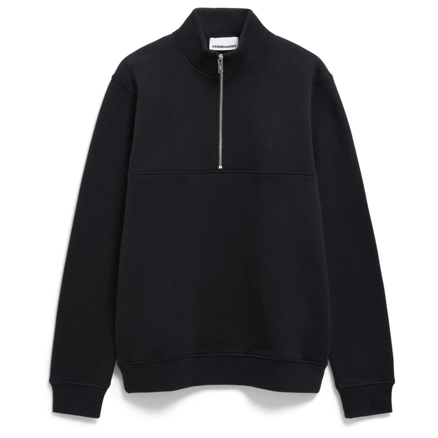 Мъжки поларен пуловер ARMEDANGELS Waarlo Fleece Jumper - Black