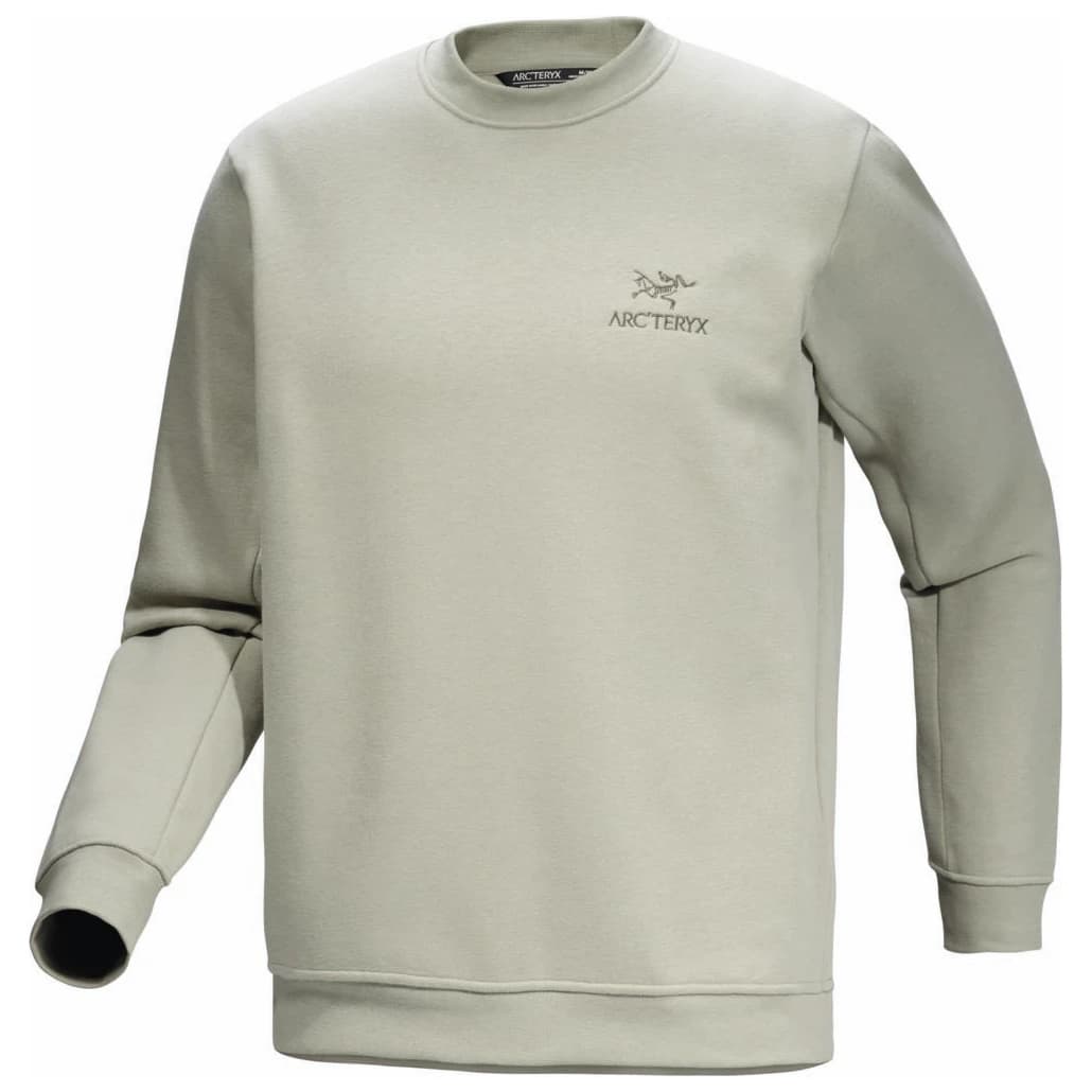 Мъжки поларен пуловер Arc'teryx Emblem Fleece Crew Jumper - Habitat