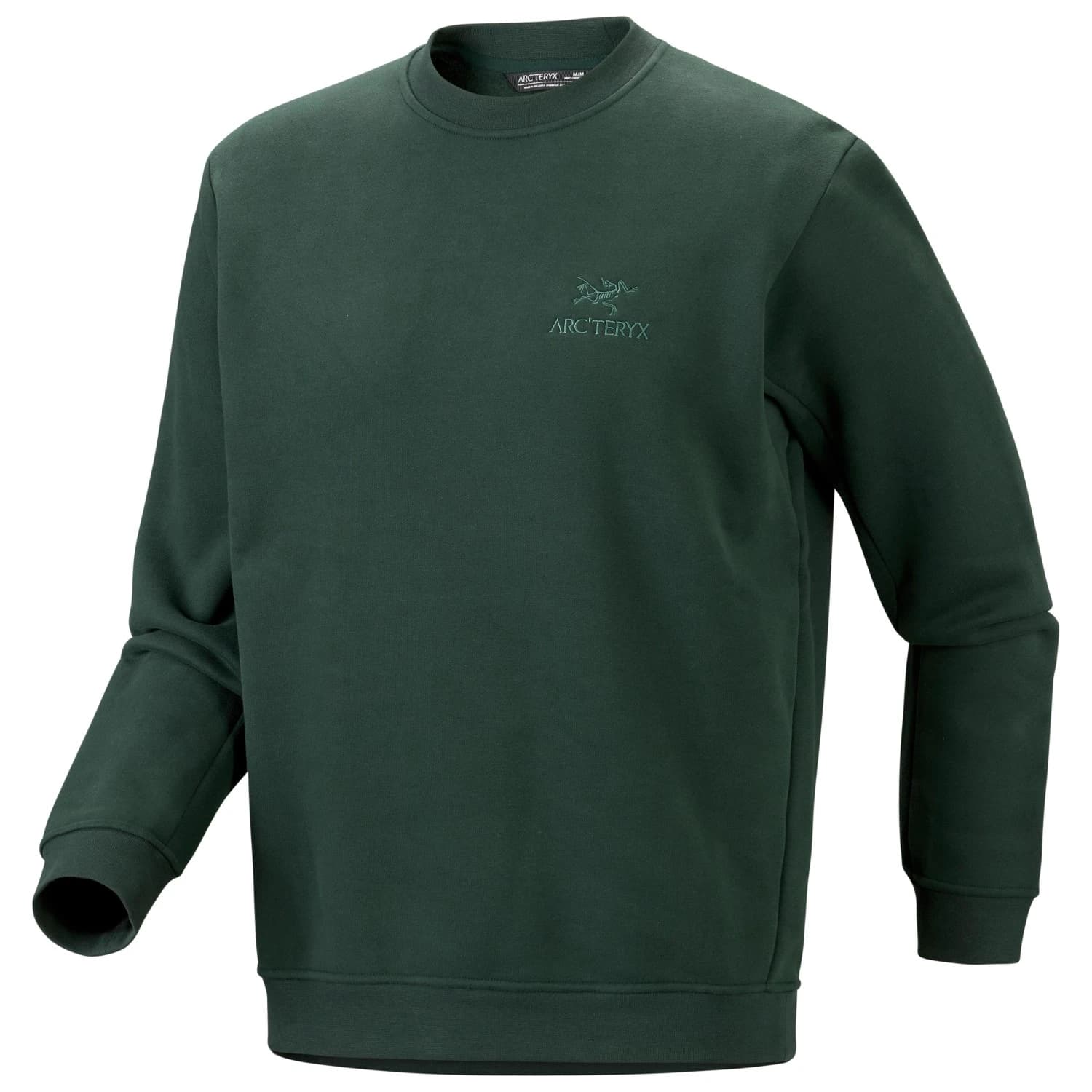 Поларен пуловер Arc'teryx Emblem Fleece Crew Jumper - Dark Jade