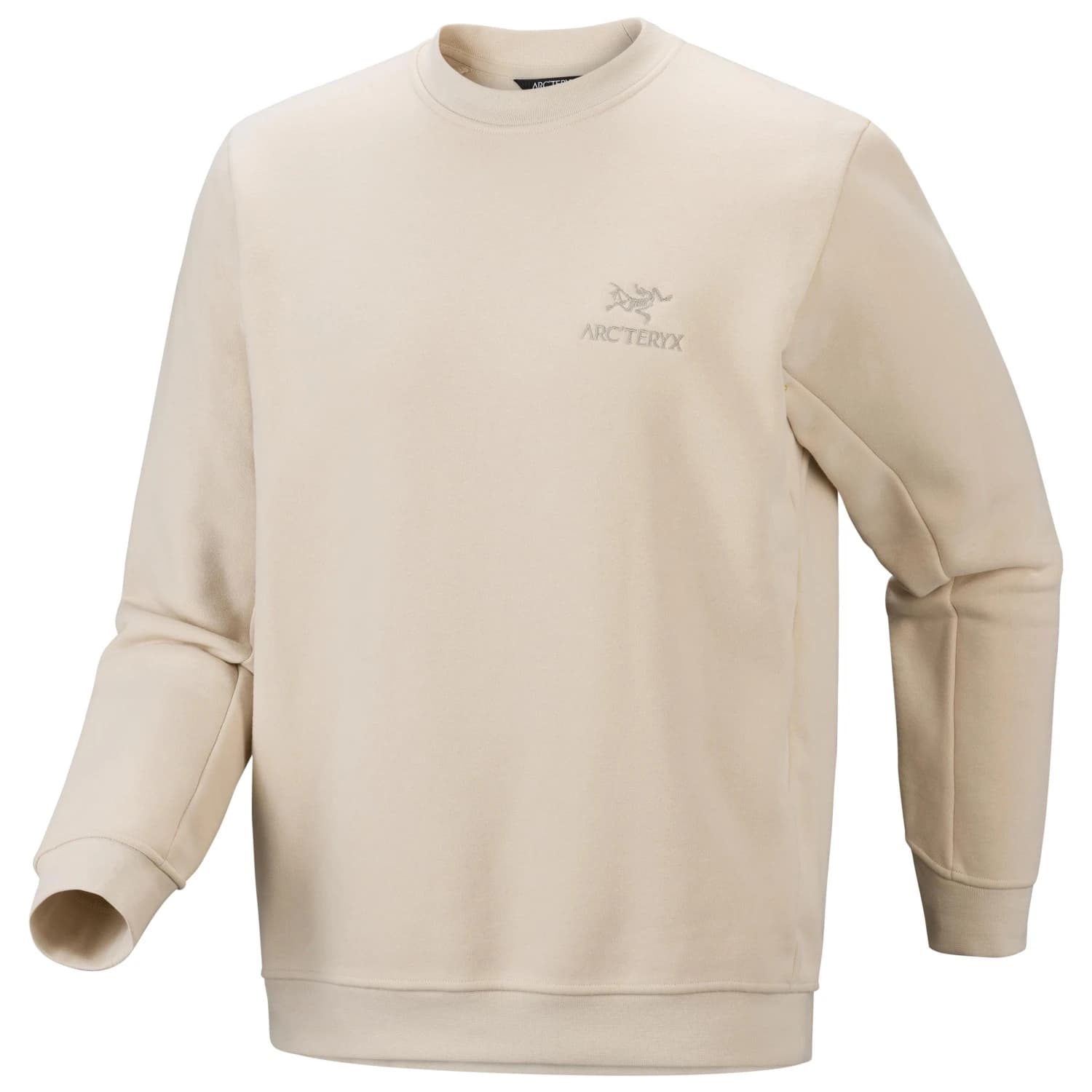 Поларен пуловер Arc'teryx Emblem Fleece Crew Jumper - Sea Salt