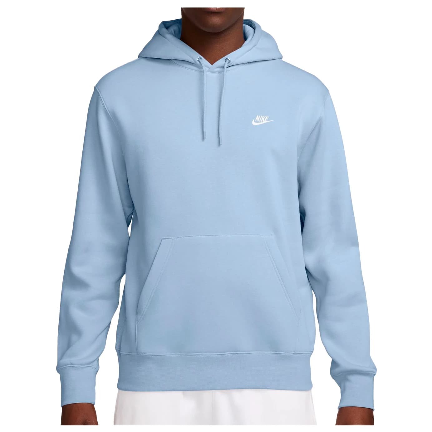 Мъжки суичър Nike Club Basketball Pull-Over Hoodie - Hydrogen Blue / Hydrogen Blue / White