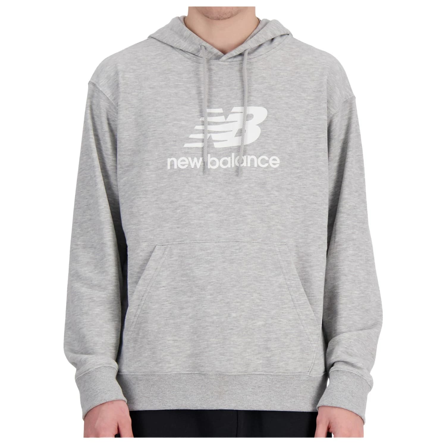 Мъжки суичър New Balance Sport Essentials Fleece Logo Hoodie - Athletic Grey