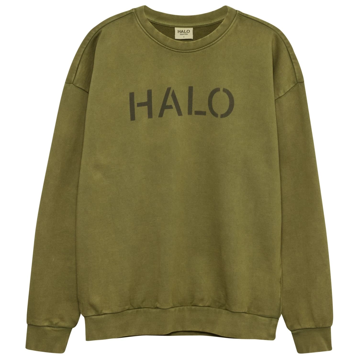 Пуловер Halo Halo Uniform Boxy Crew Jumper - Olive Drab