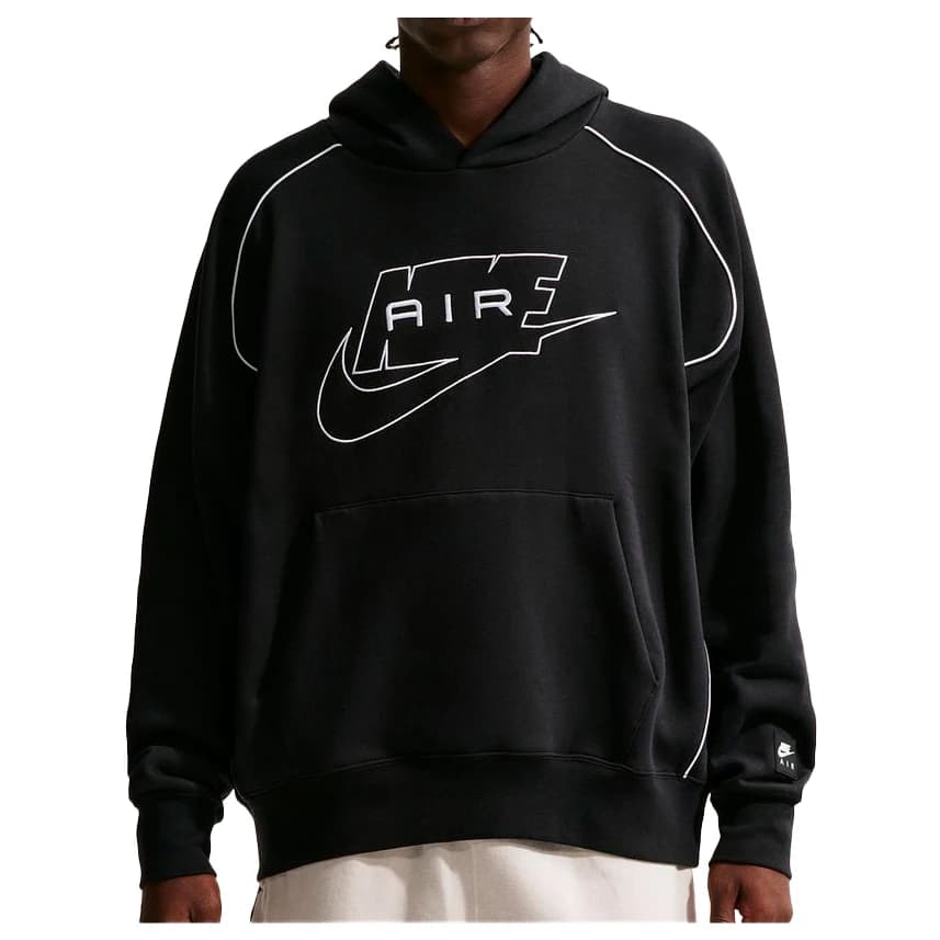 Мъжки суичър Nike Air Pullover Hoody Hoodie - Black / White / White