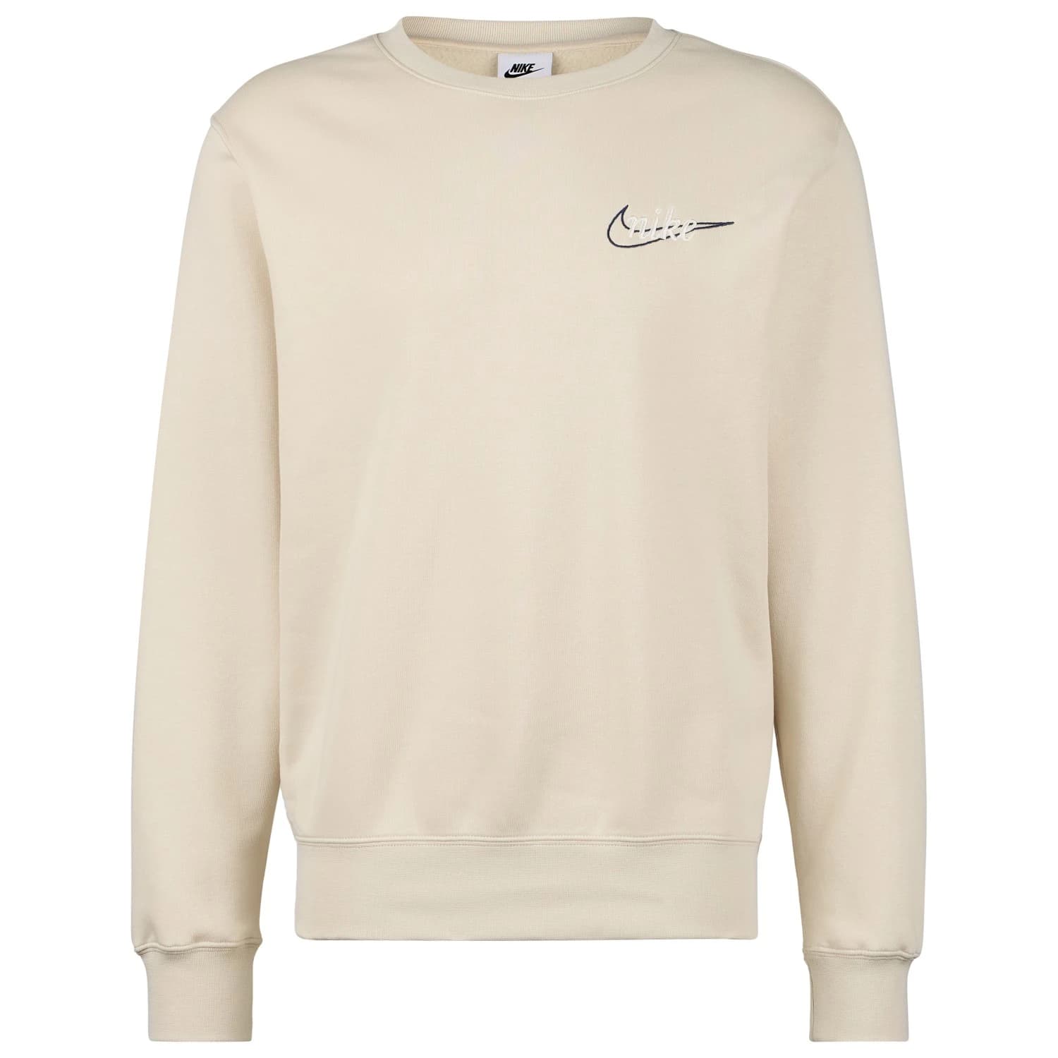 Мъжки пуловер Nike Club BB Crew CTB Jumper - Light Khaki / Obsidian