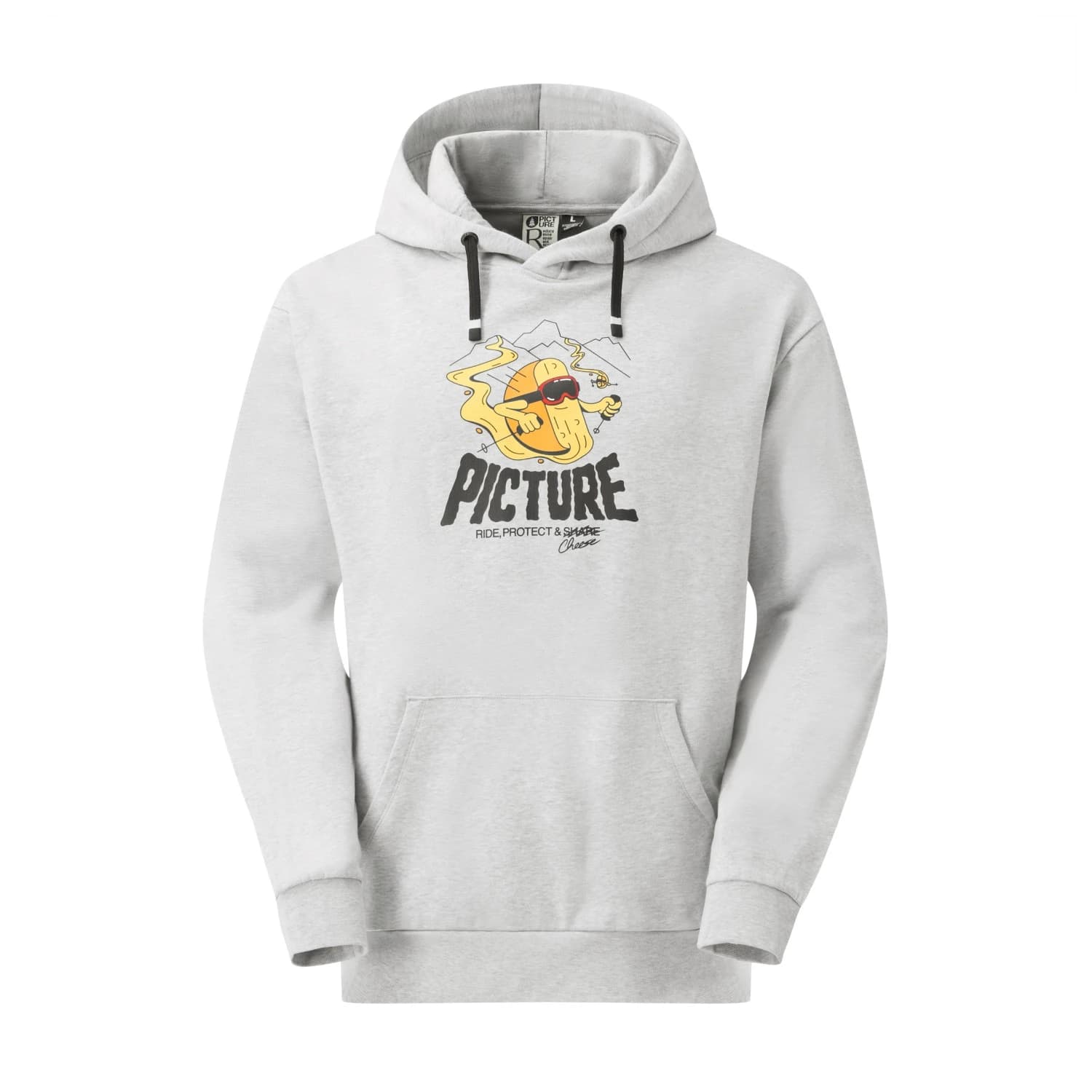 Мъжки суичър Picture Cheasy Hoodie - Grey Melange