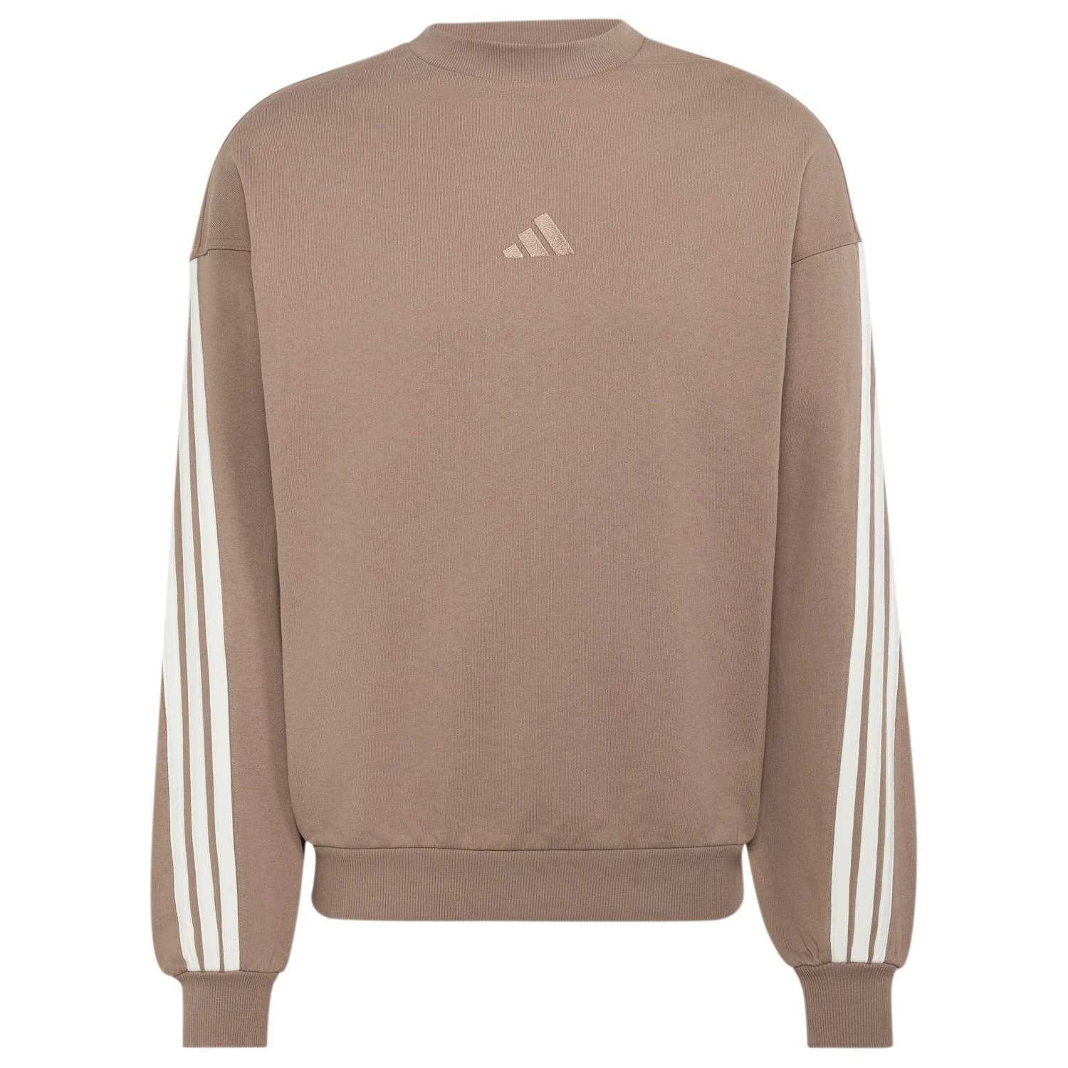 Мъжки пуловер adidas Adidas Kit 3-Stripes Sweatshirt Jumper - Khaki Six / Off White