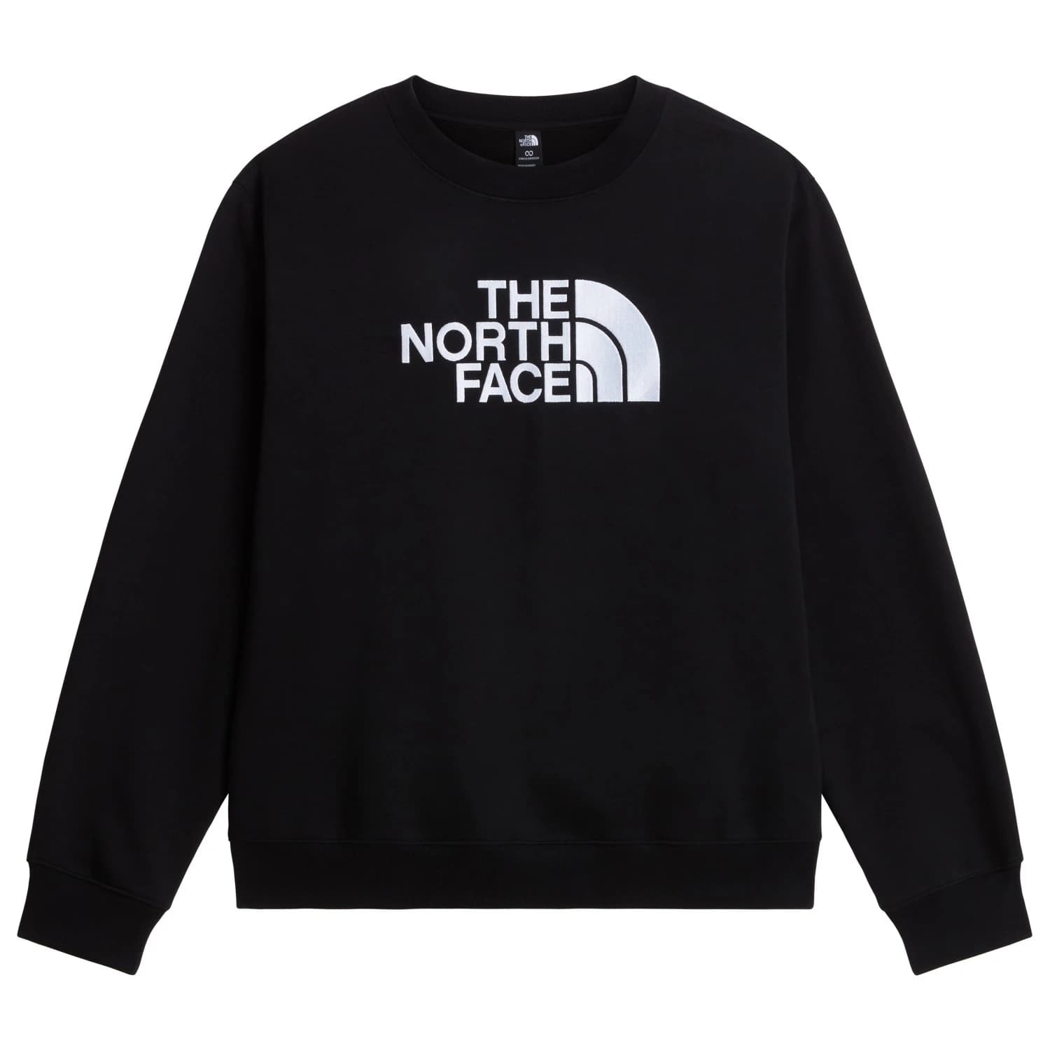 Мъжки пуловер The North Face Essential Drepeak Regular Crew Jumper - TNF Black