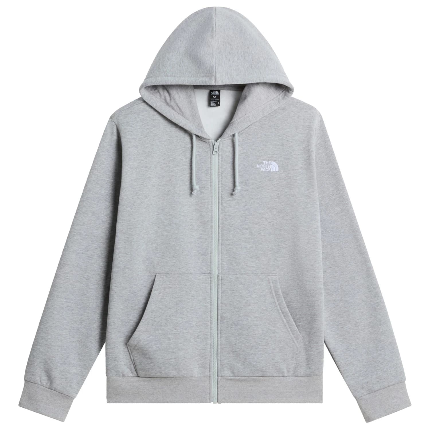 Мъжки суичър The North Face Evolution Simple Dome Regular Full Zip Hoodie - TNF Pale Grey Heather