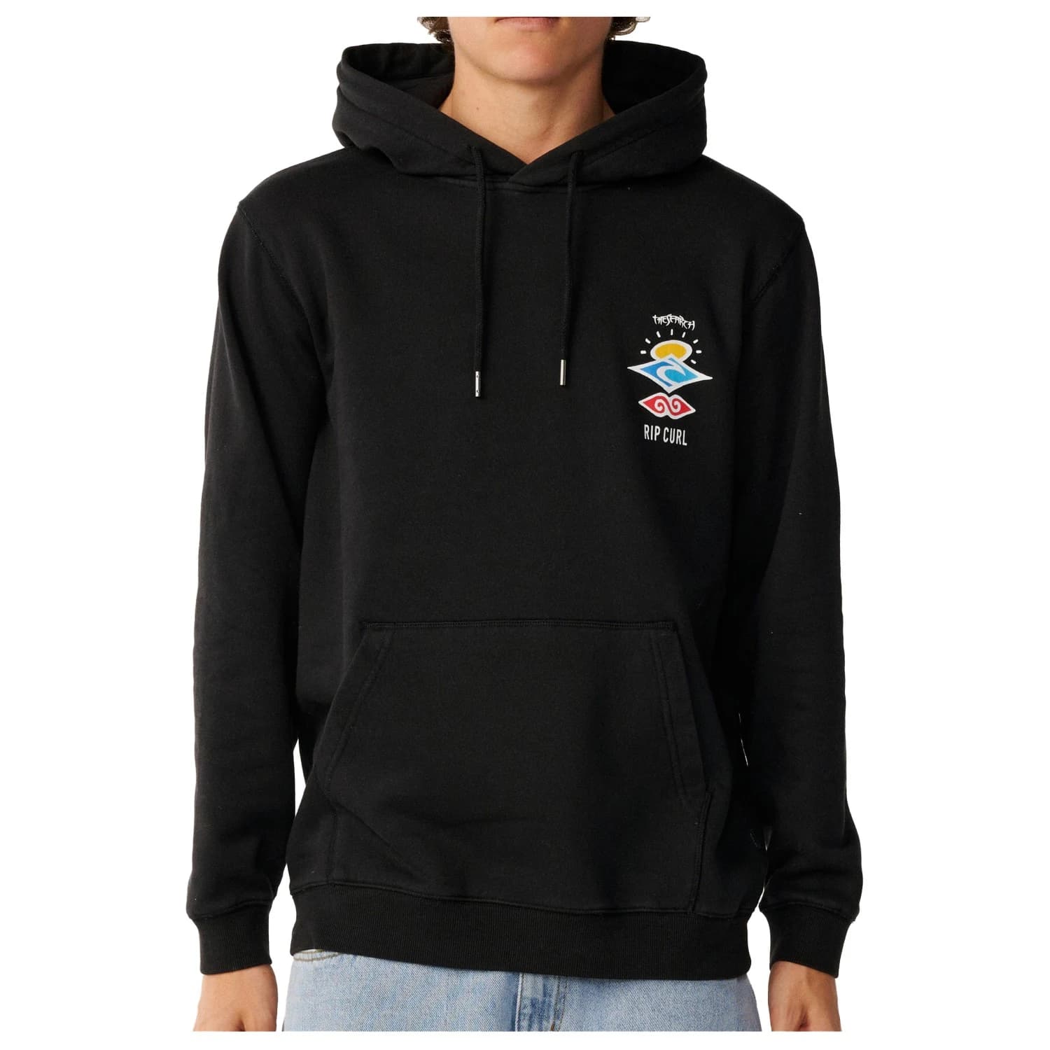 Мъжки суичър Rip Curl Search Icon Hood Fleece jacket - Black
