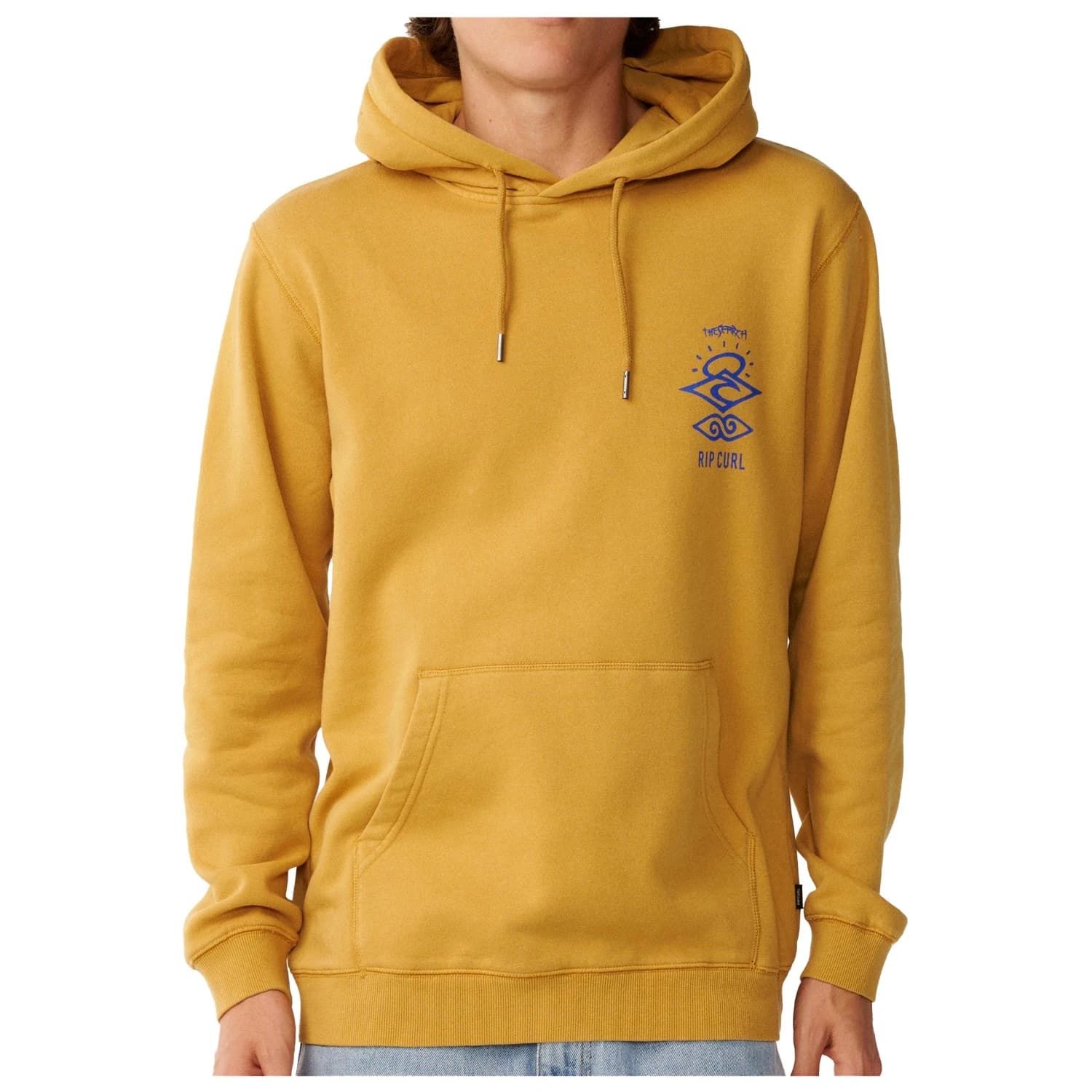 Мъжки суичър Rip Curl Search Icon Hood Fleece jacket - Mustard Gold