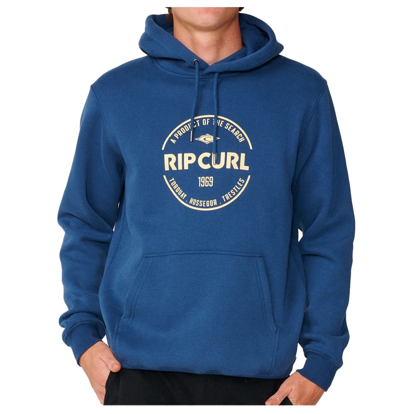 Мъжки суичър Rip Curl Staple Hood Hoodie - Light Navy
